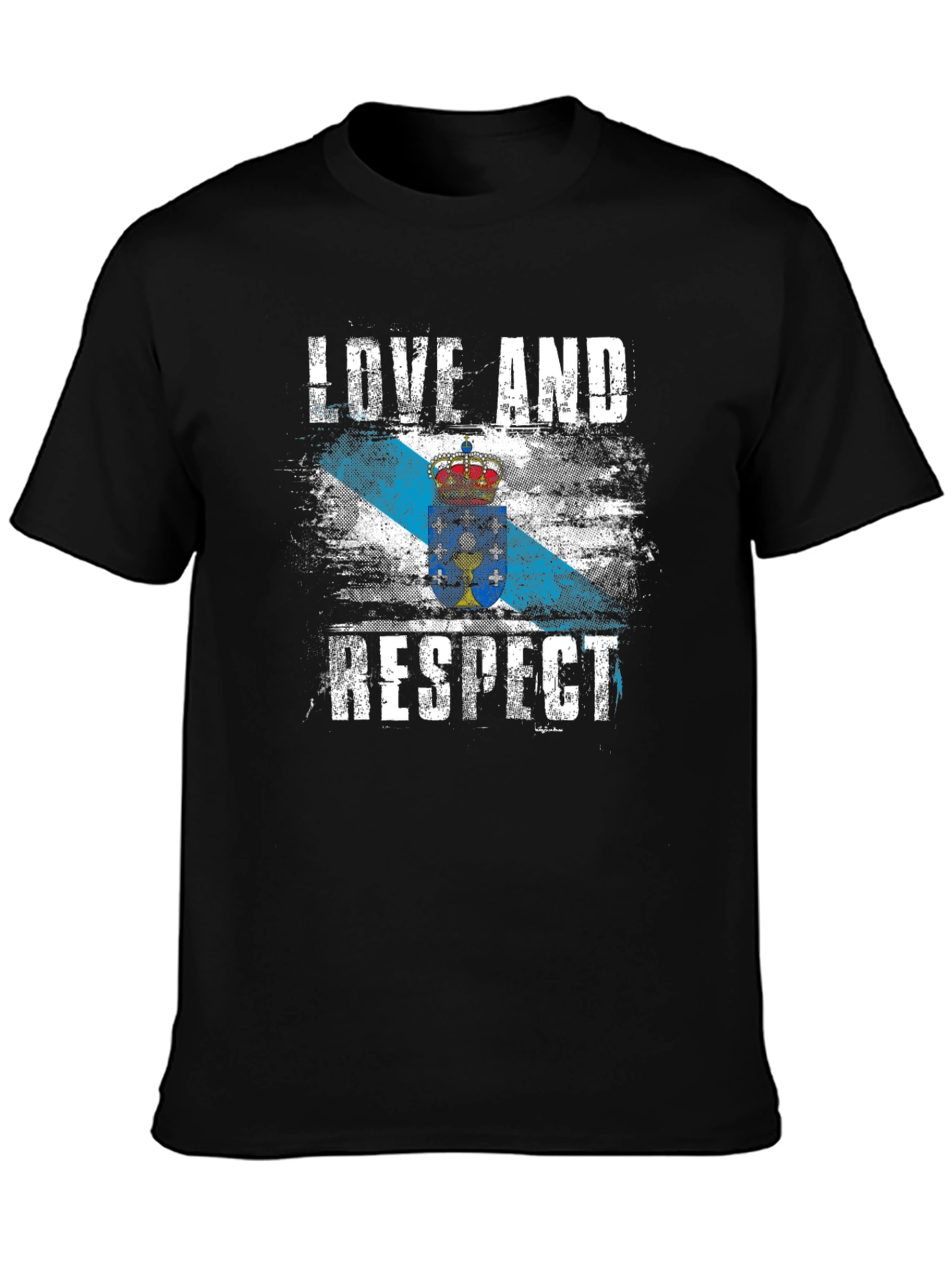 Love and Respect Galicia Flag T-Shirt