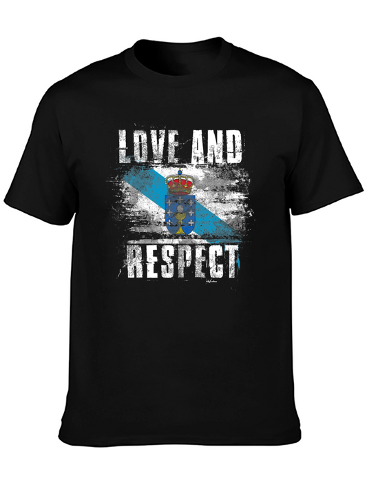 Love and Respect Galicia Flag T-Shirt