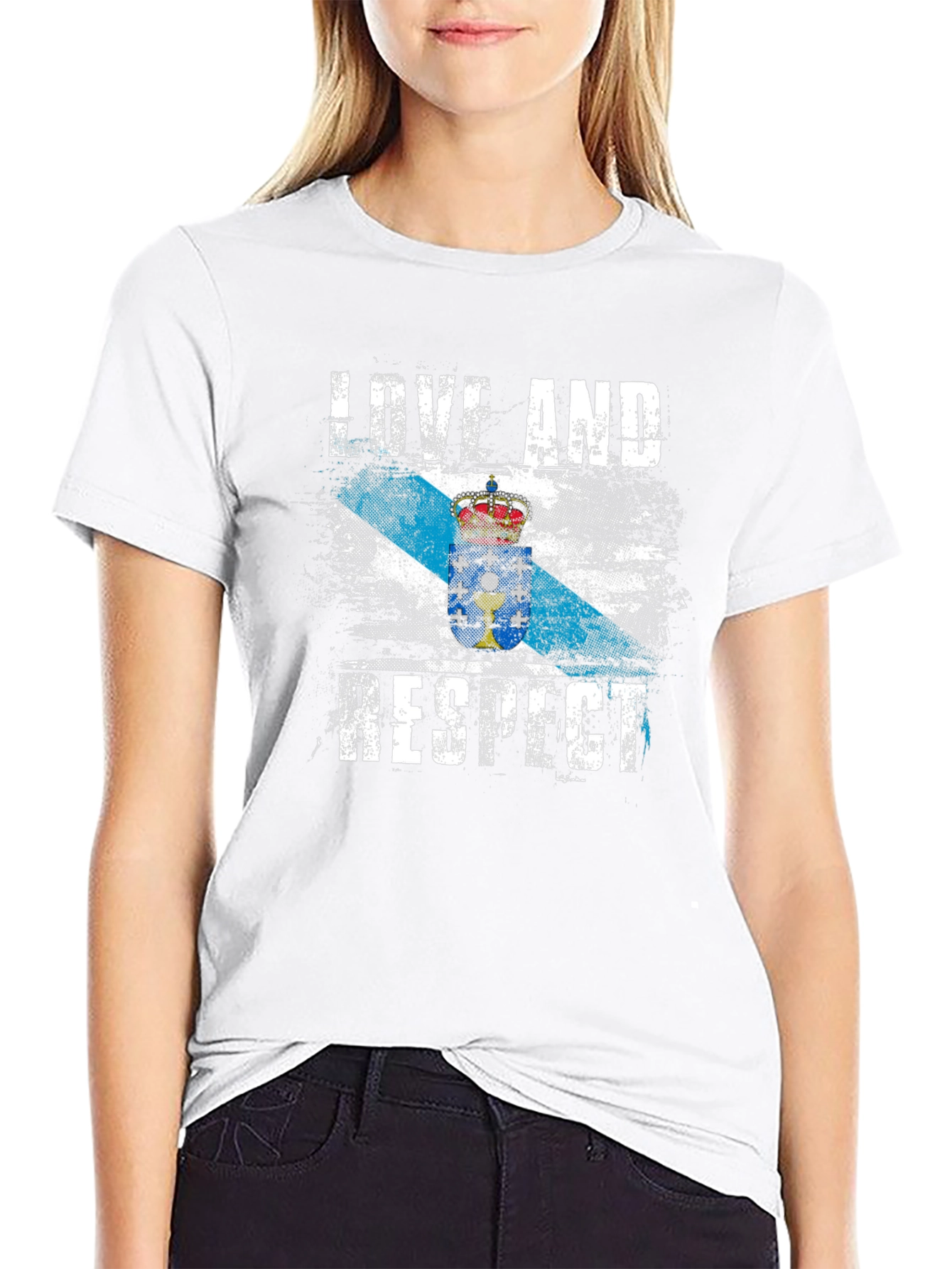 Love and Respect Galicia Flag T-Shirt