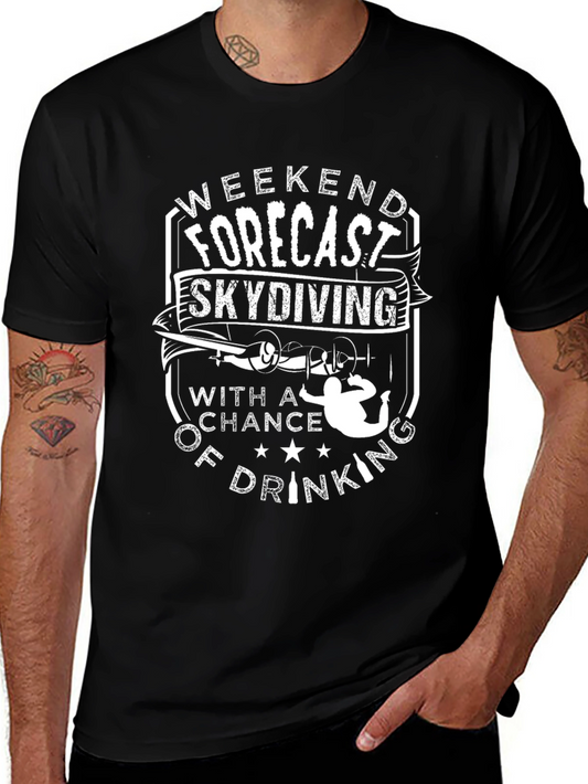 Weekend Forecast Skydiving T-Shirt
