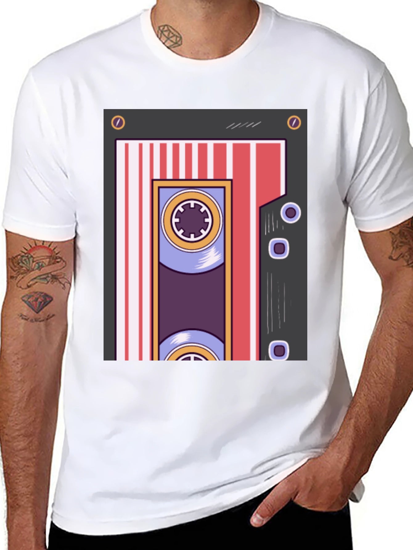 Retro Cassette Tape Graphic Tee