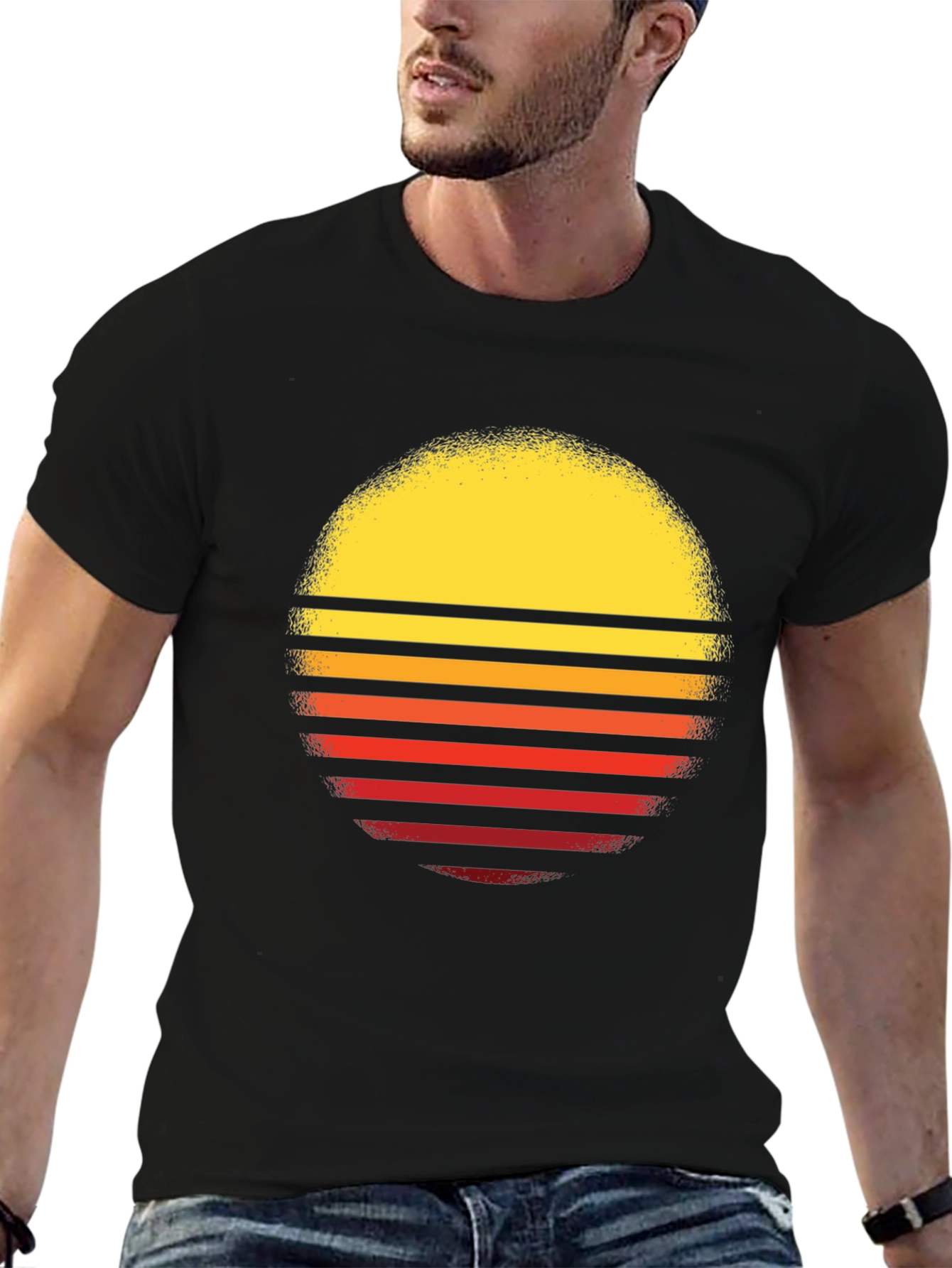 Retro Sunset Graphic T-Shirt - Classic Style