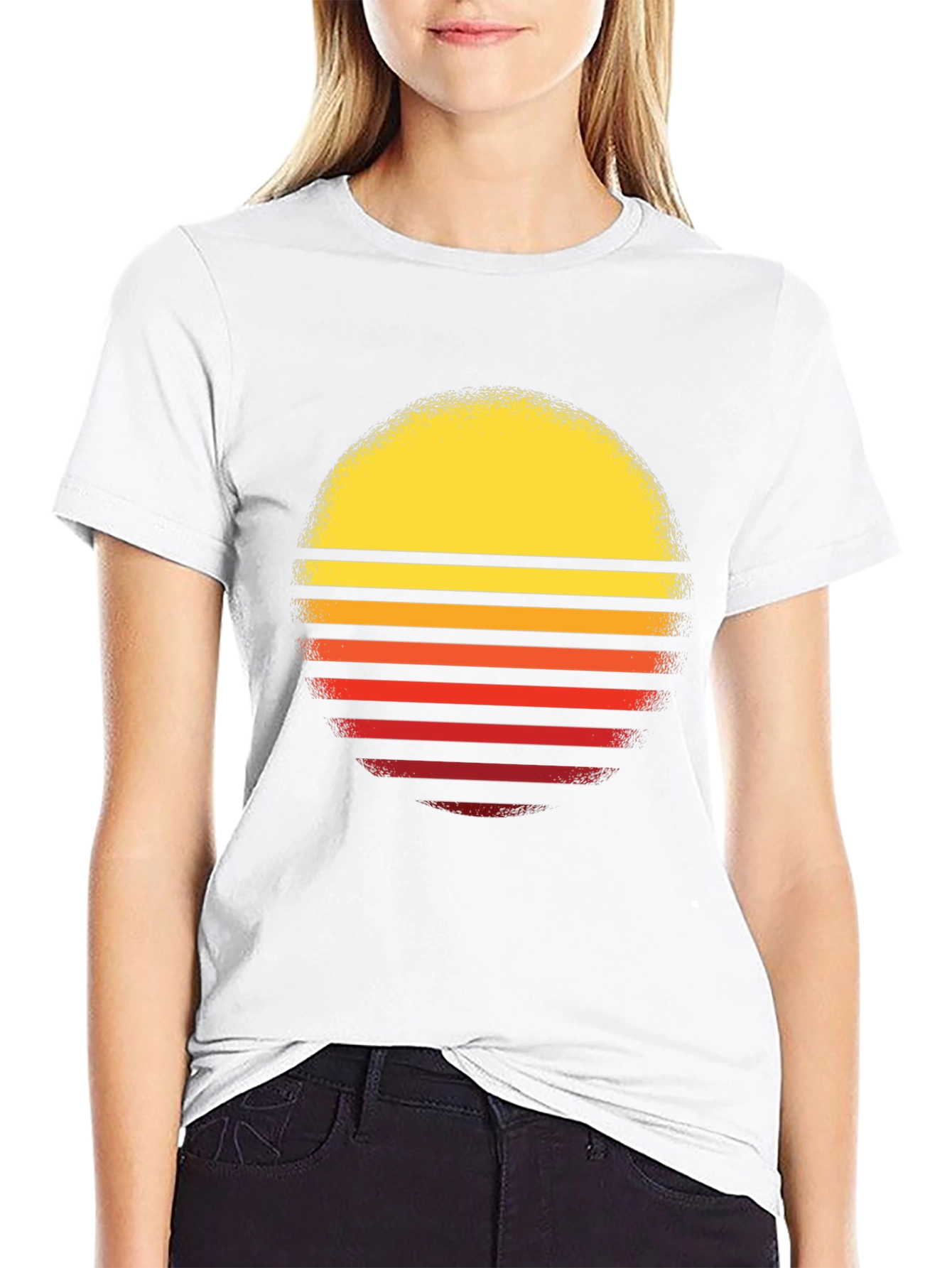 Retro Sunset Graphic T-Shirt - Classic Style