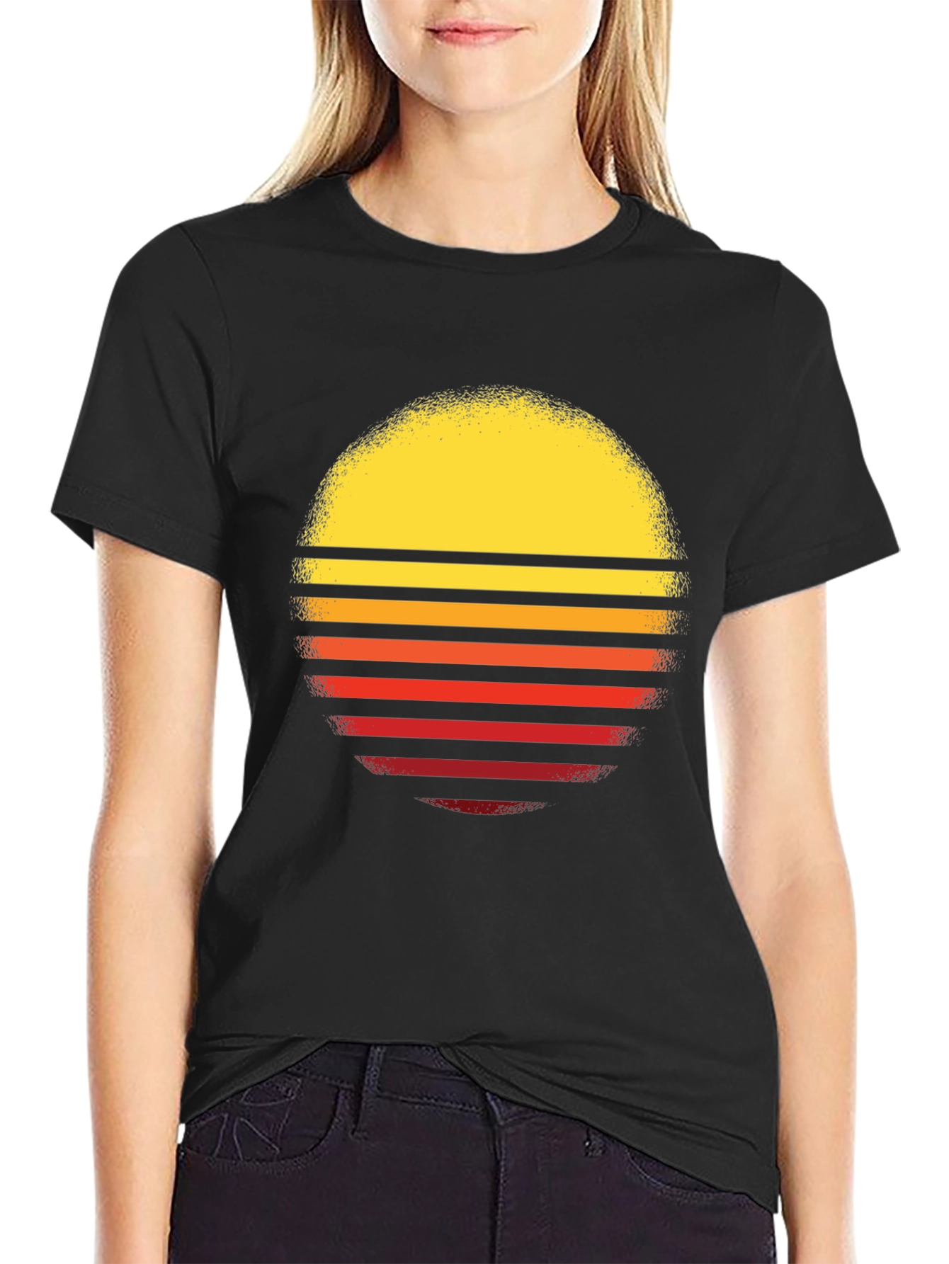 Retro Sunset Graphic T-Shirt - Classic Style