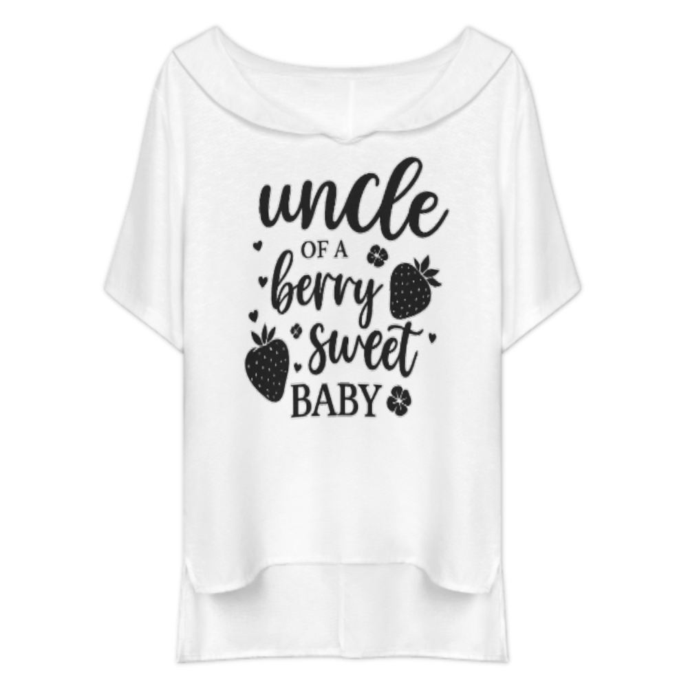 Uncle of a Berry Sweet Baby Shirt – Cute Strawberry Uncle Gift Tee for Baby Announcement, New Uncle Family Shirt(z933)