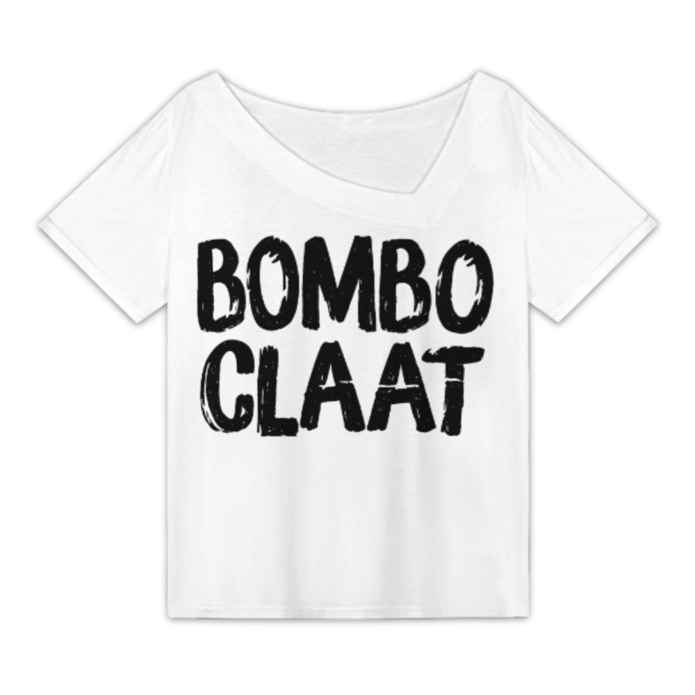 Bombo Claat Bold Typography Graphic Tee – Caribbean Streetwear Statement Shirt(z968)