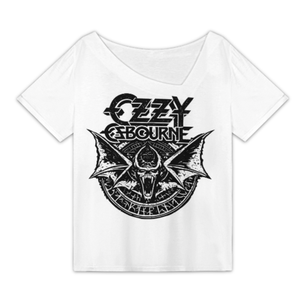 Gothic Bat Skull Graphic Tee – Vintage Heavy Metal Inspired Dark Art Shirt(z961)