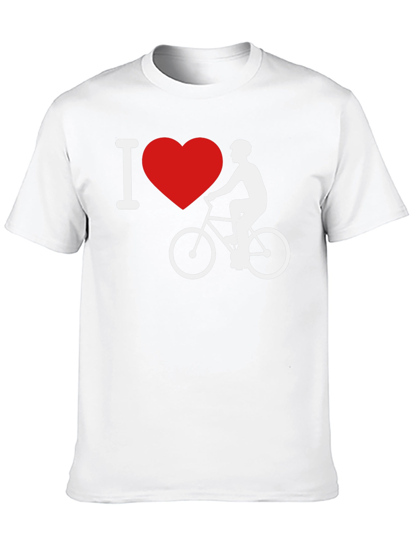 I Love Cycling T-Shirt - Black Cotton Tee