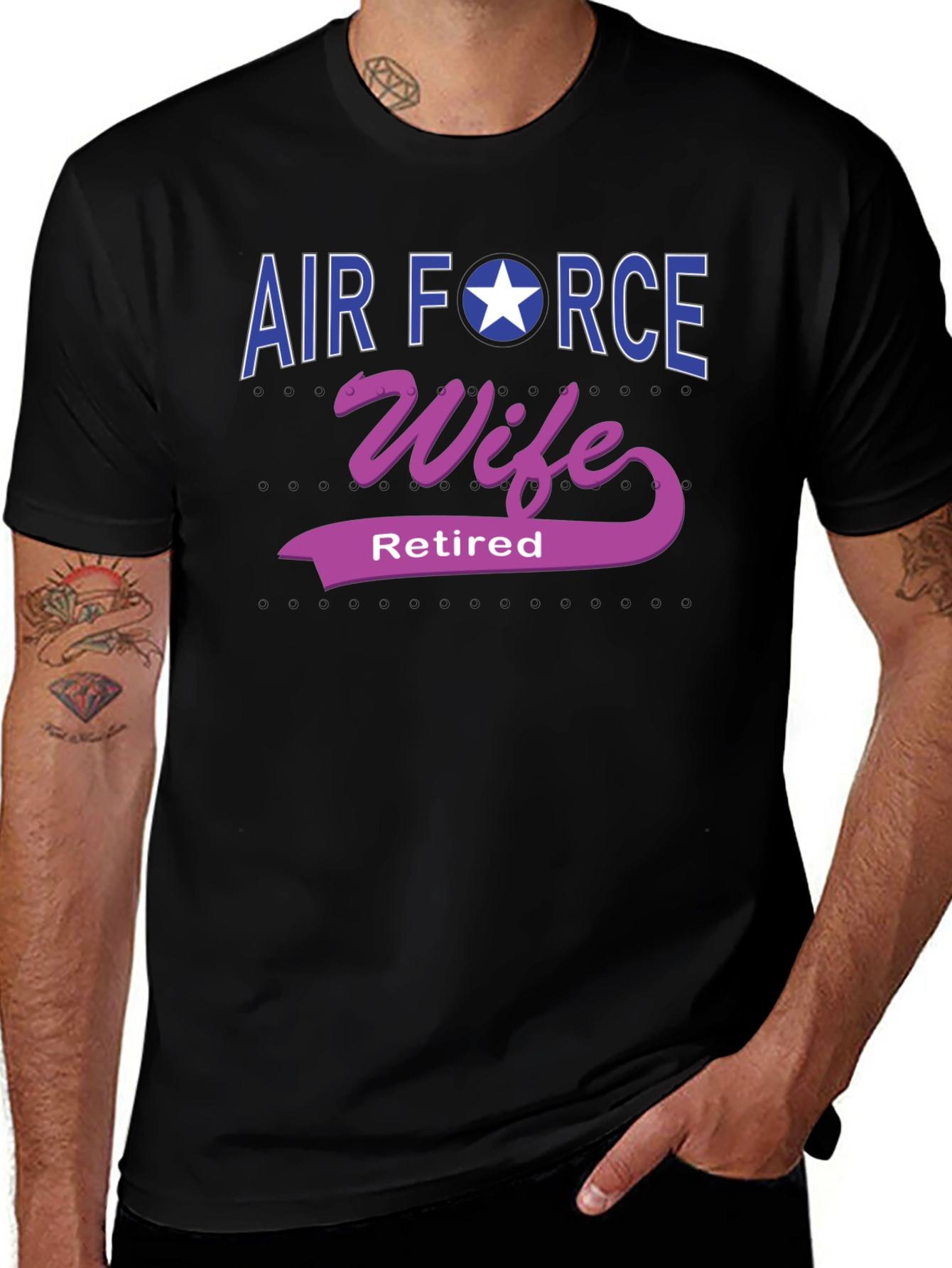 Air Force Wife Retired T-Shirt