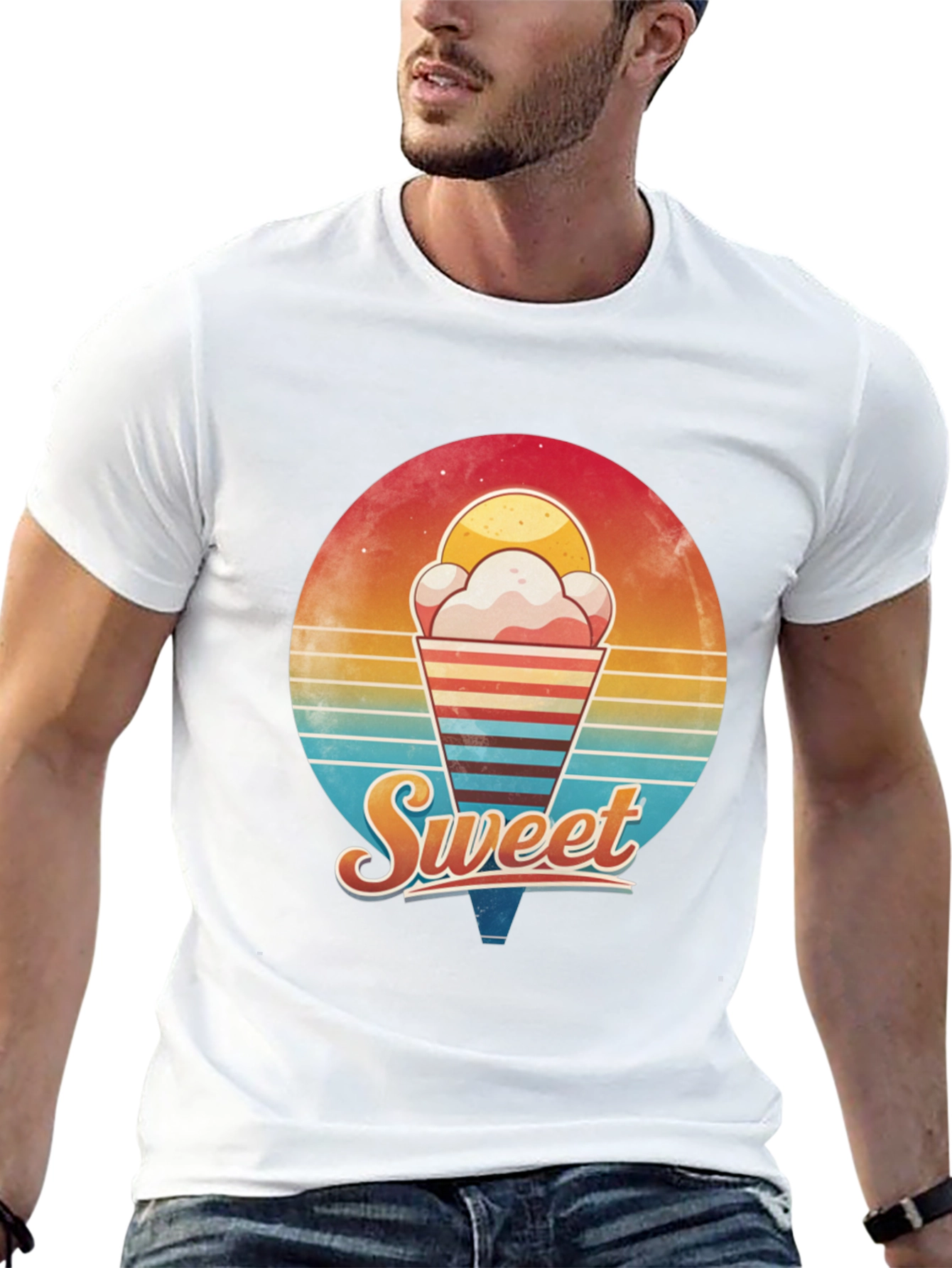 Retro Sweet Ice Cream Graphic Tee