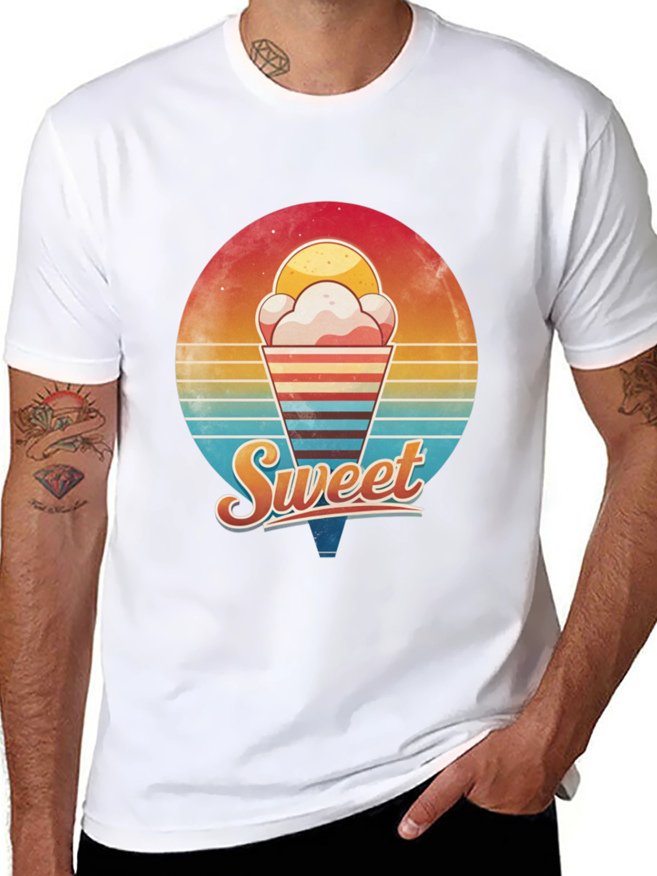 Retro Sweet Ice Cream Graphic Tee