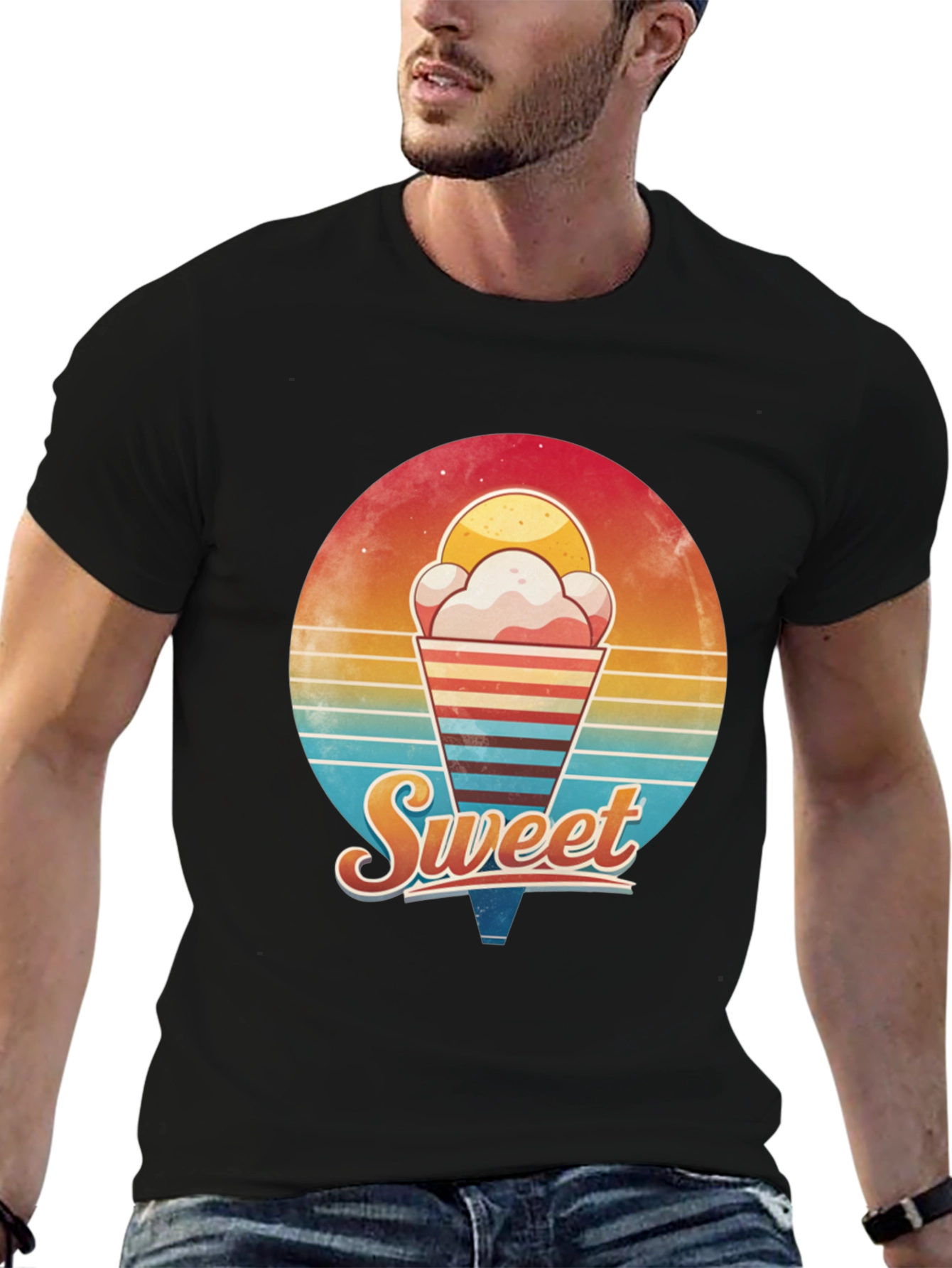 Retro Sweet Ice Cream Graphic Tee