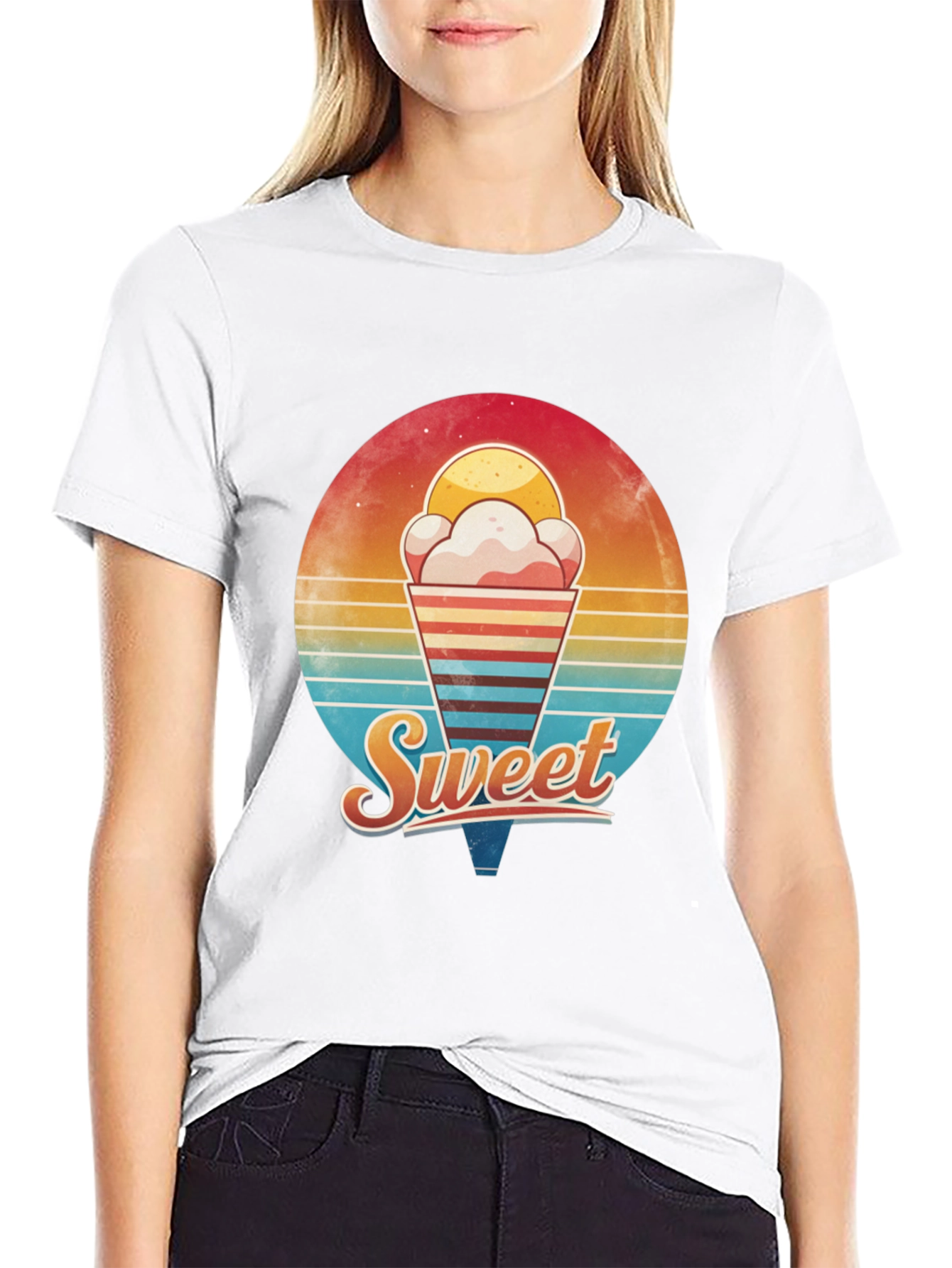 Retro Sweet Ice Cream Graphic Tee