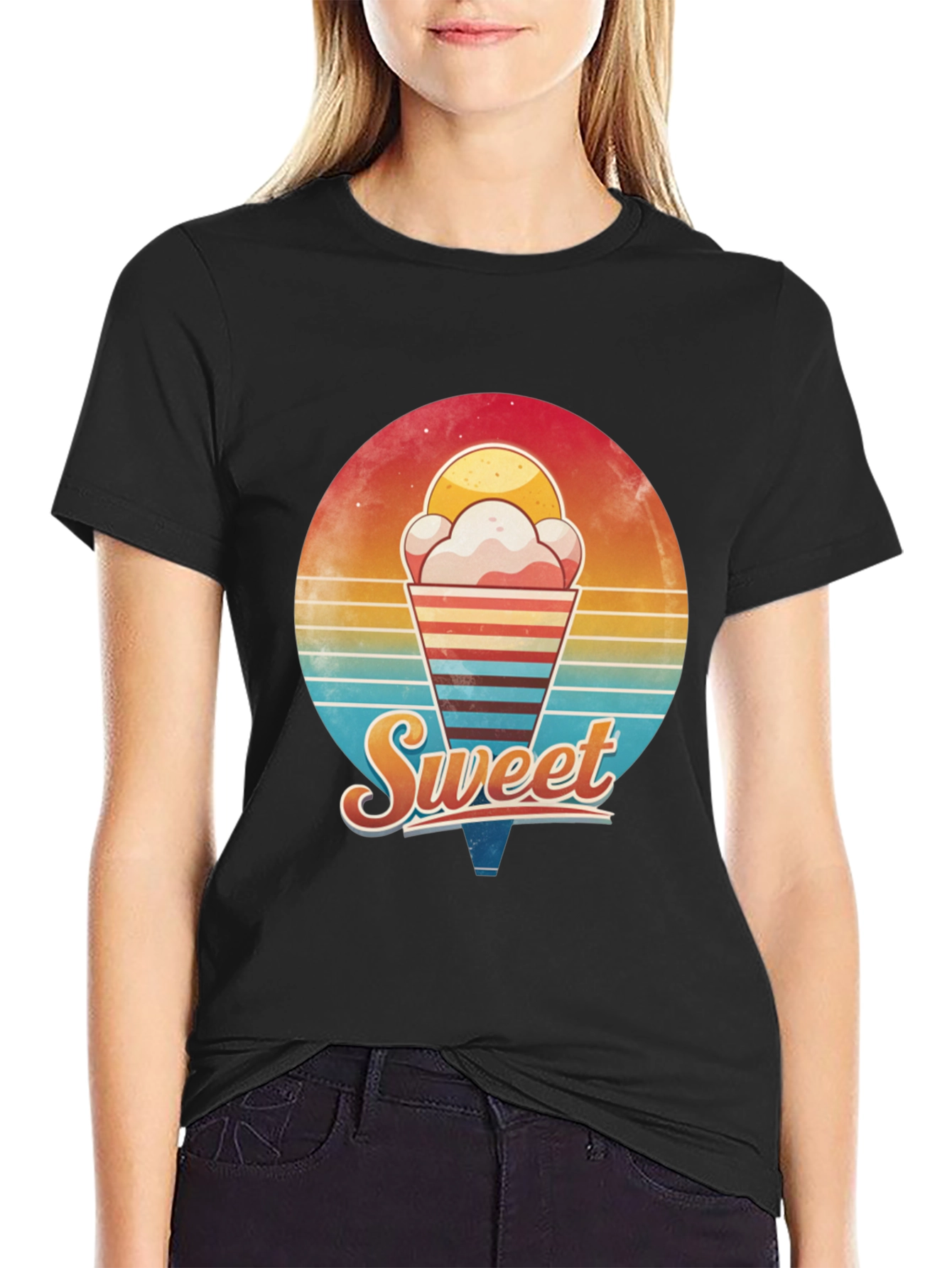 Retro Sweet Ice Cream Graphic Tee
