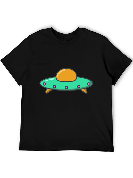UFO Graphic T-Shirt - Fun Alien Spacecraft Design