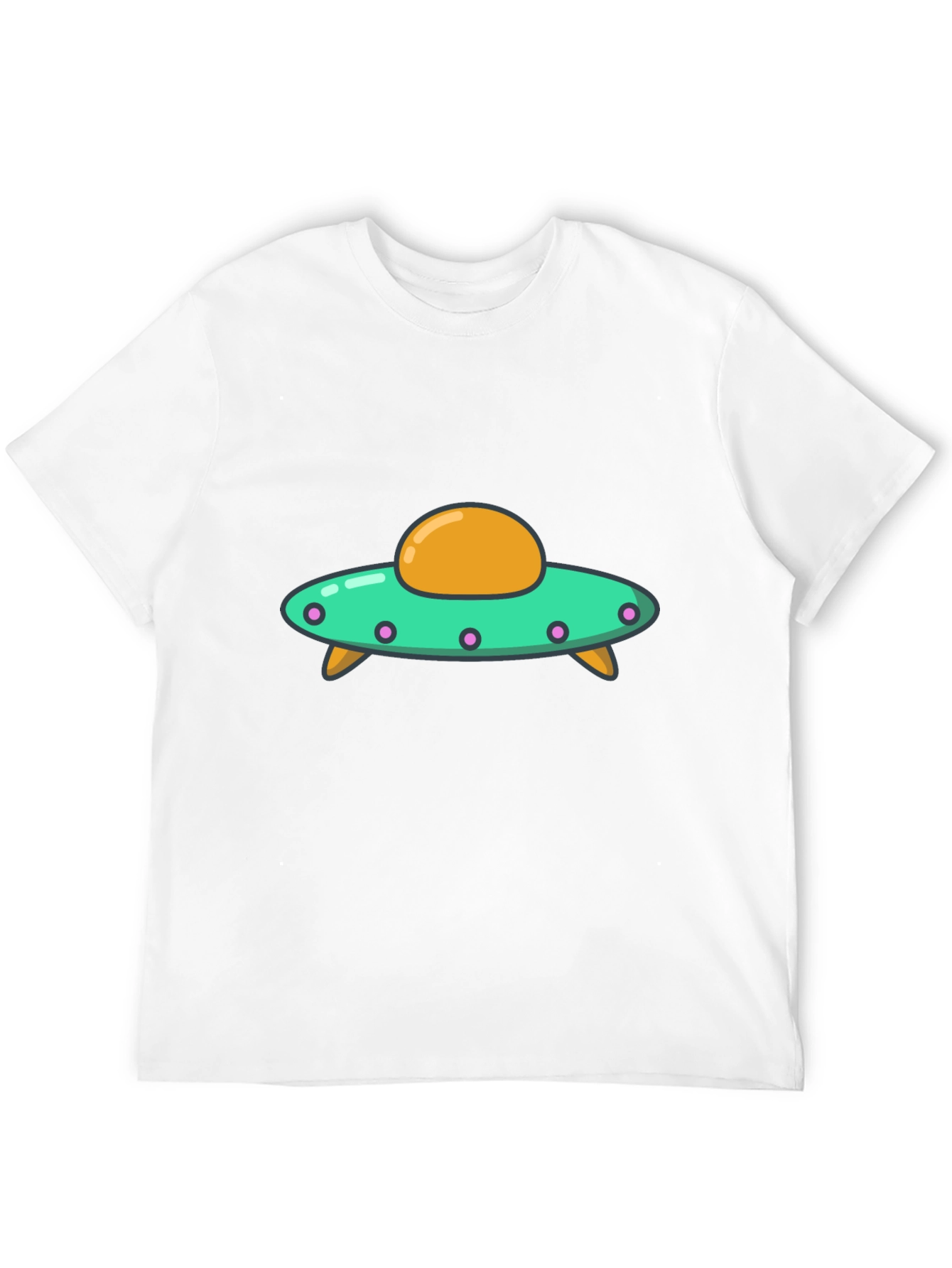 UFO Graphic T-Shirt - Fun Alien Spacecraft Design