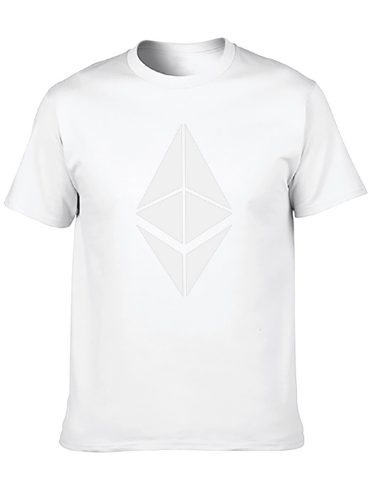Ethereum Logo Graphic Black T-Shirt