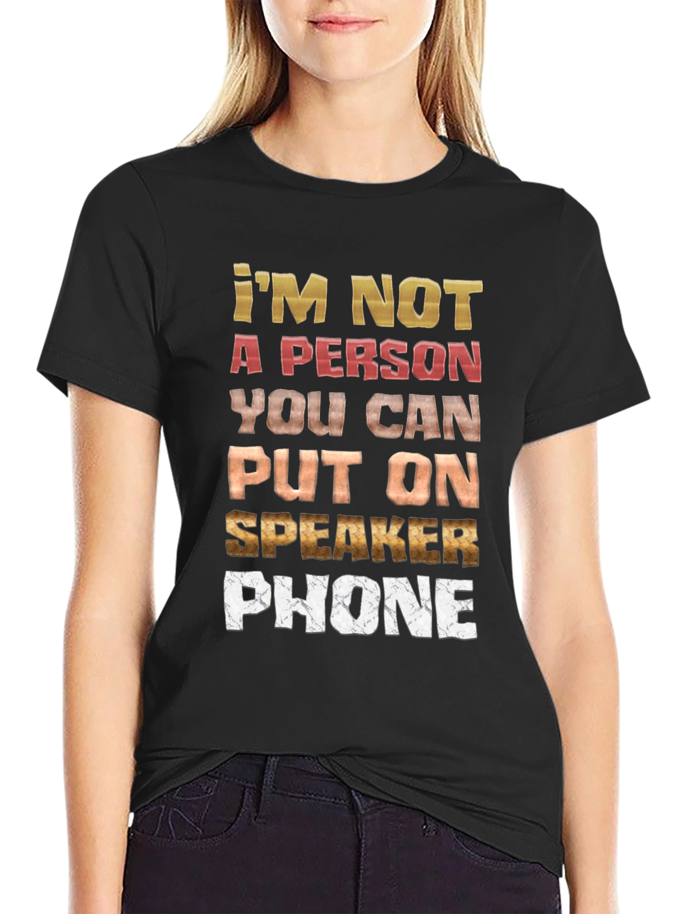 Speaker Phone T-Shirt Funny Graphic Tee