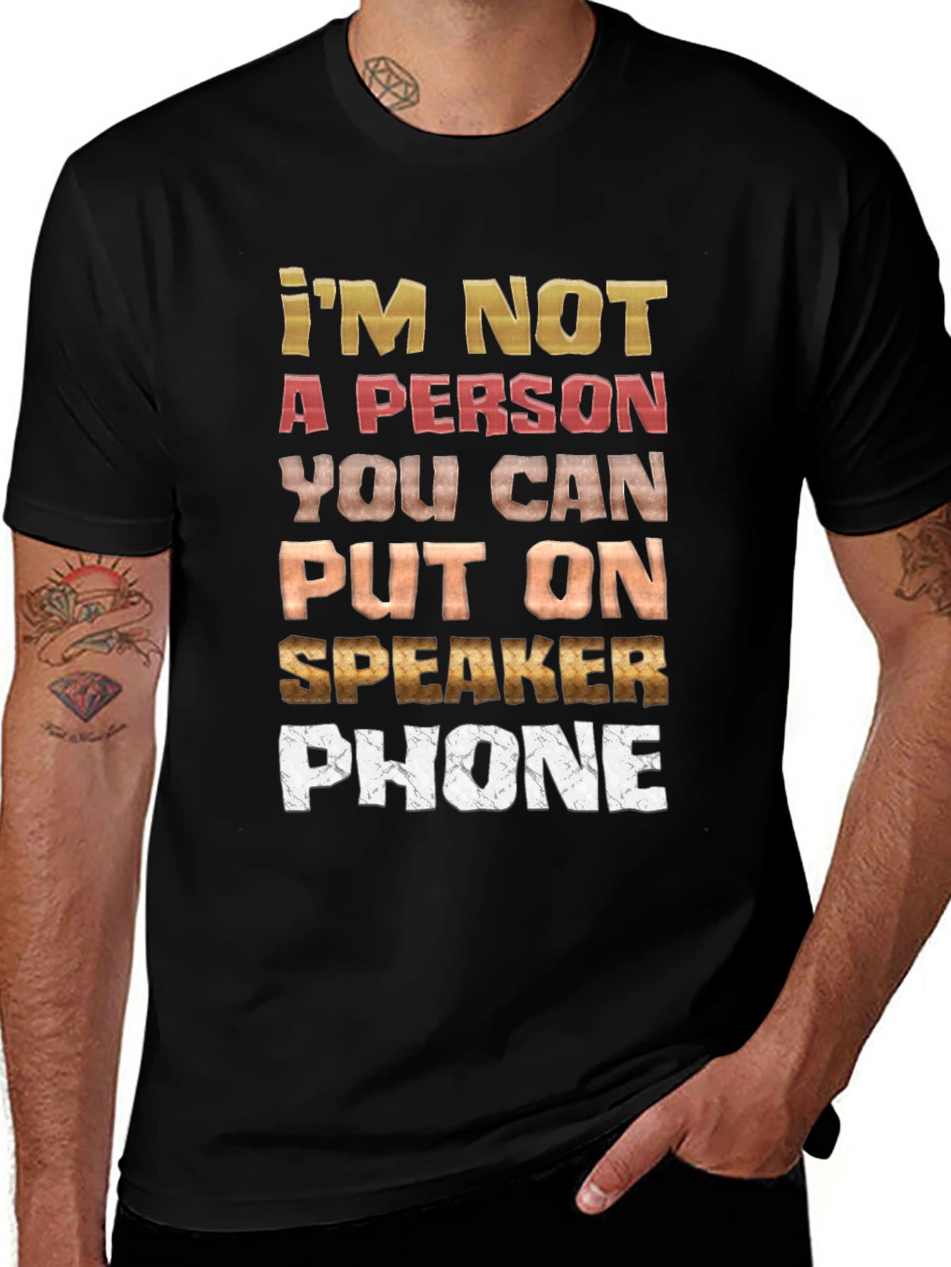 Speaker Phone T-Shirt Funny Graphic Tee