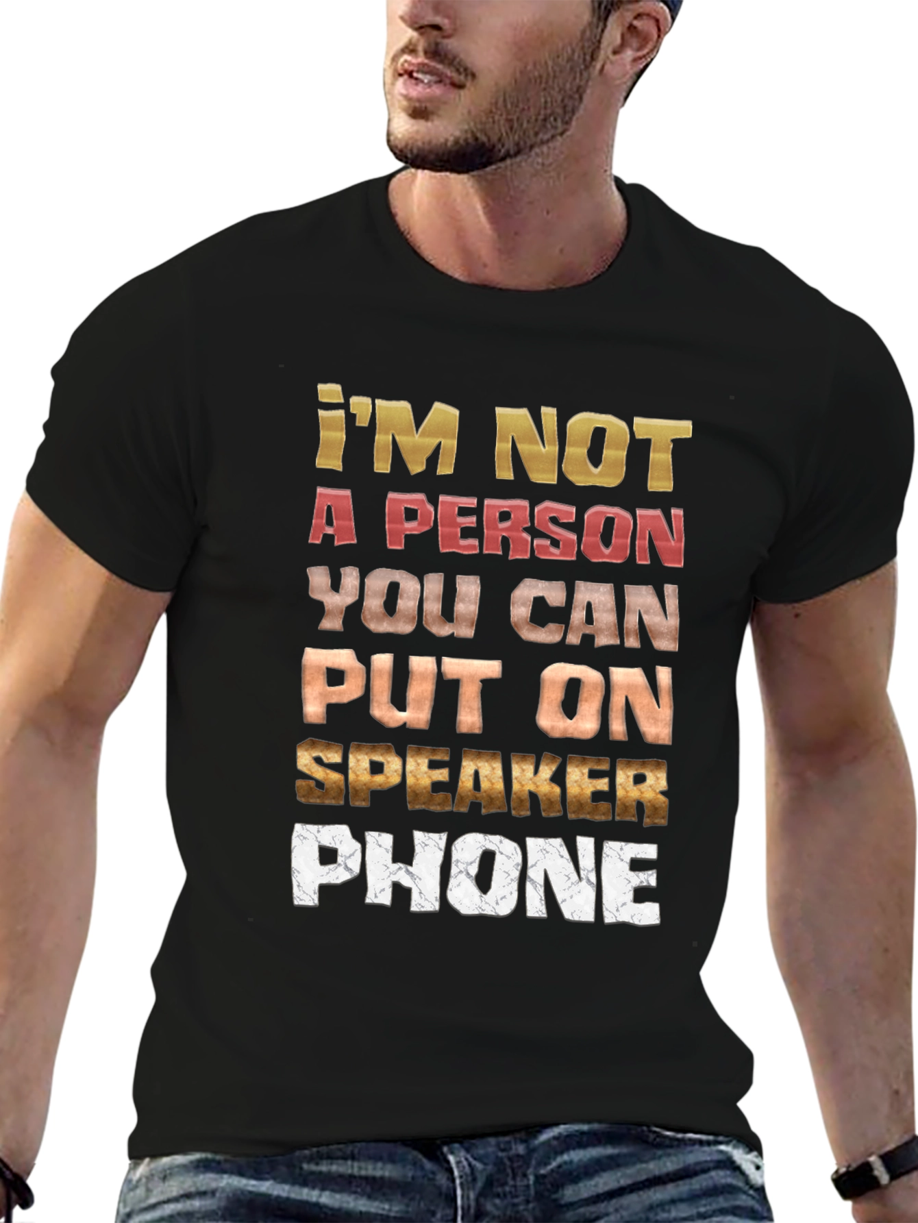 Speaker Phone T-Shirt Funny Graphic Tee