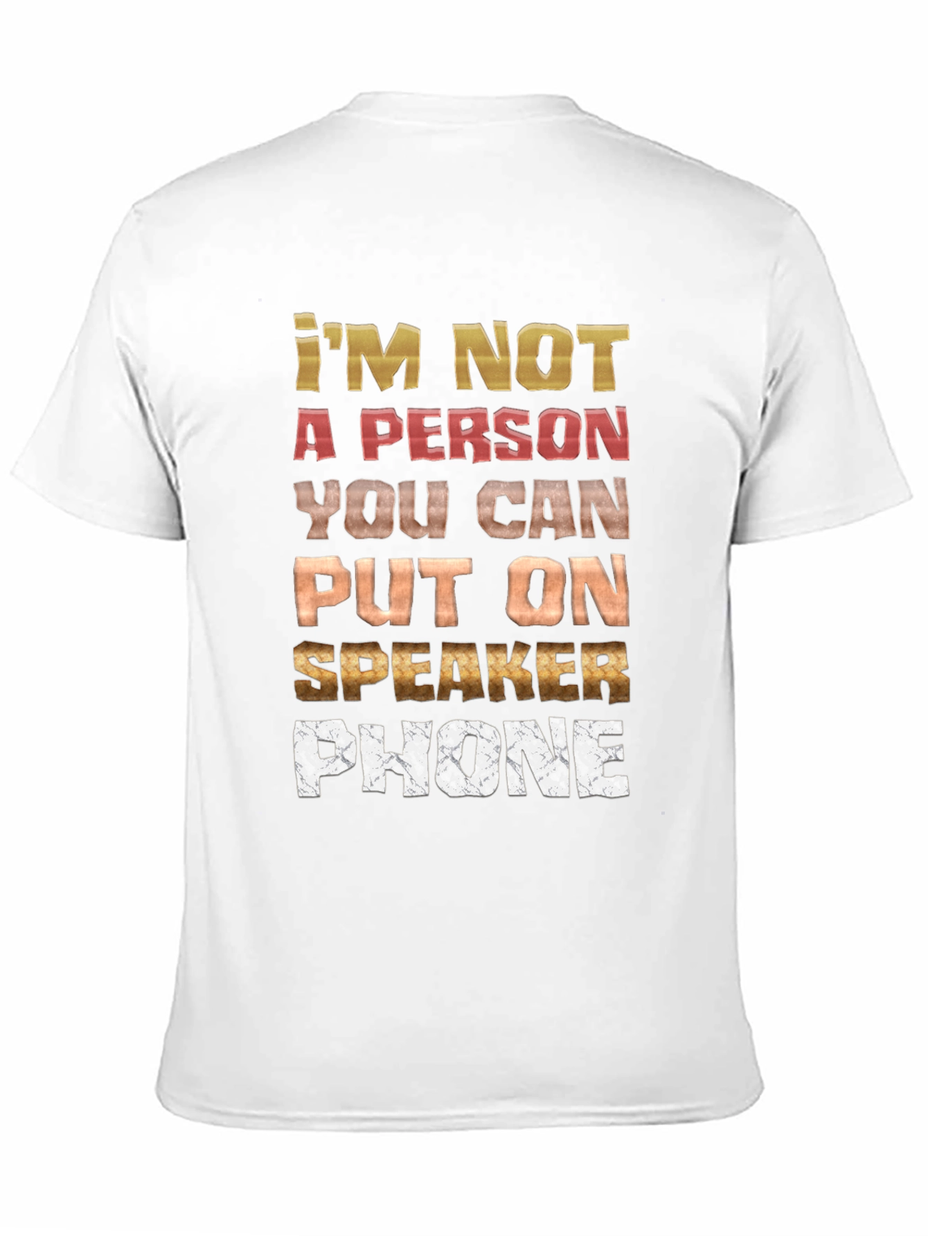 Speaker Phone T-Shirt Funny Graphic Tee