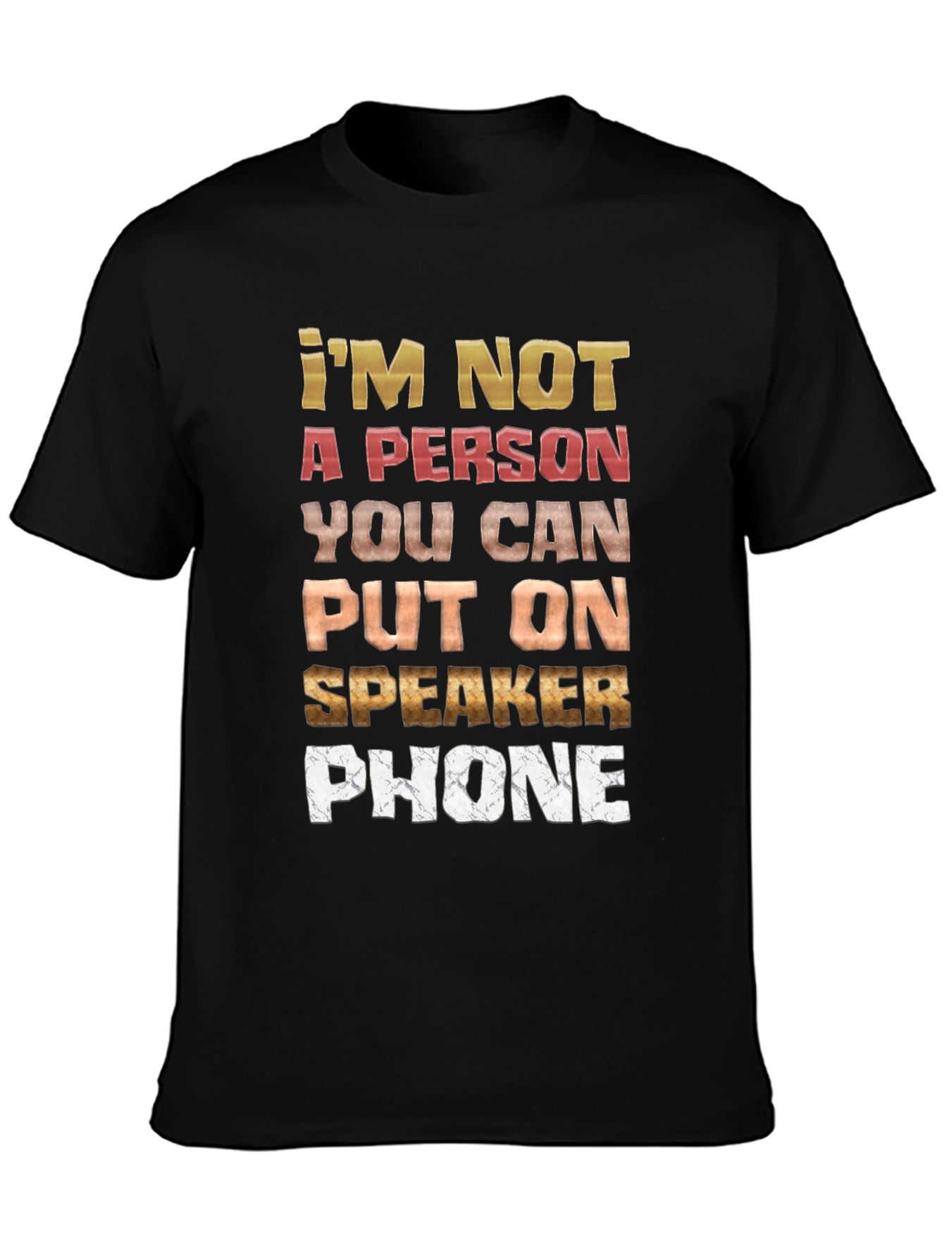 Speaker Phone T-Shirt Funny Graphic Tee
