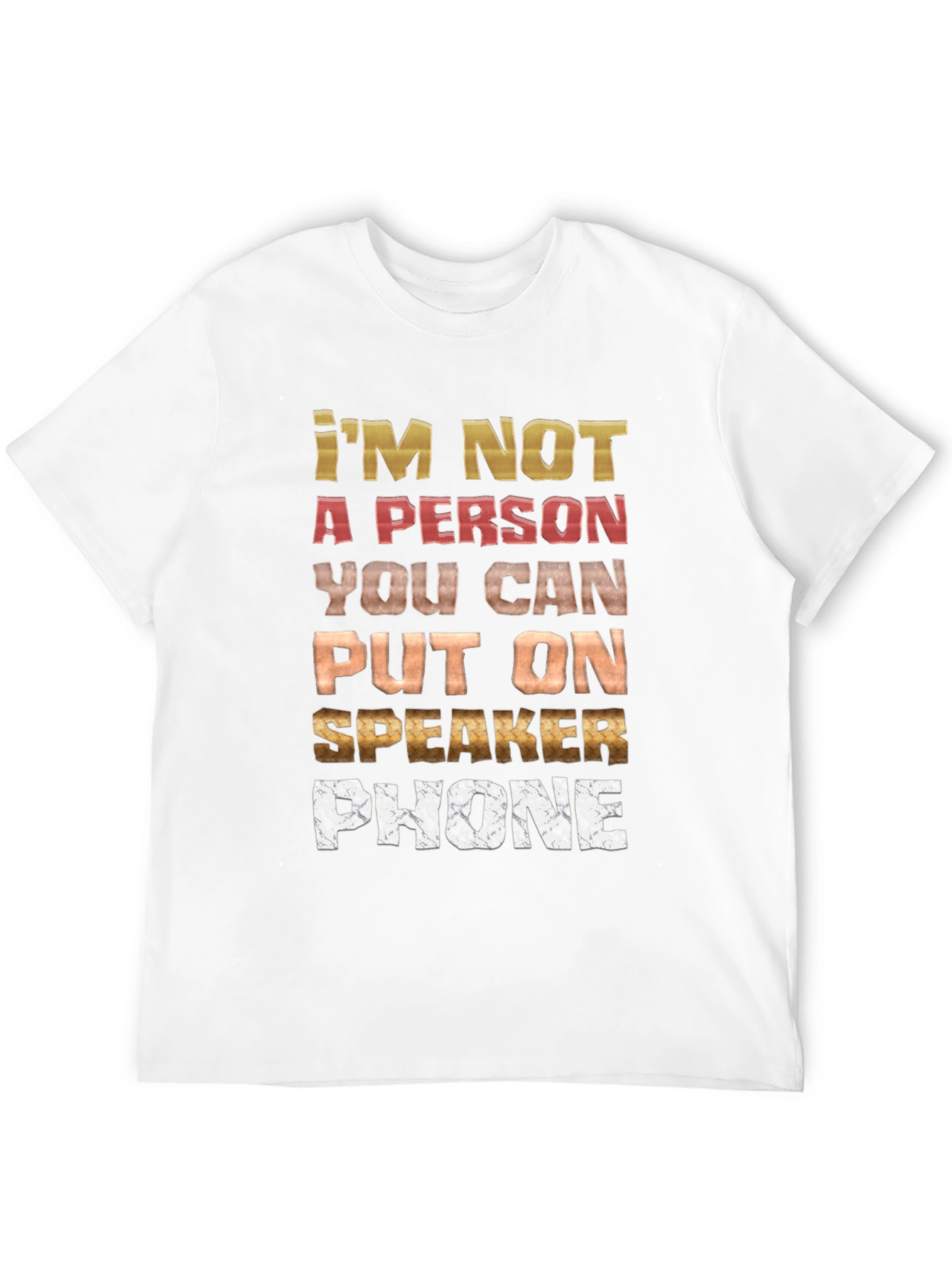 Speaker Phone T-Shirt Funny Graphic Tee