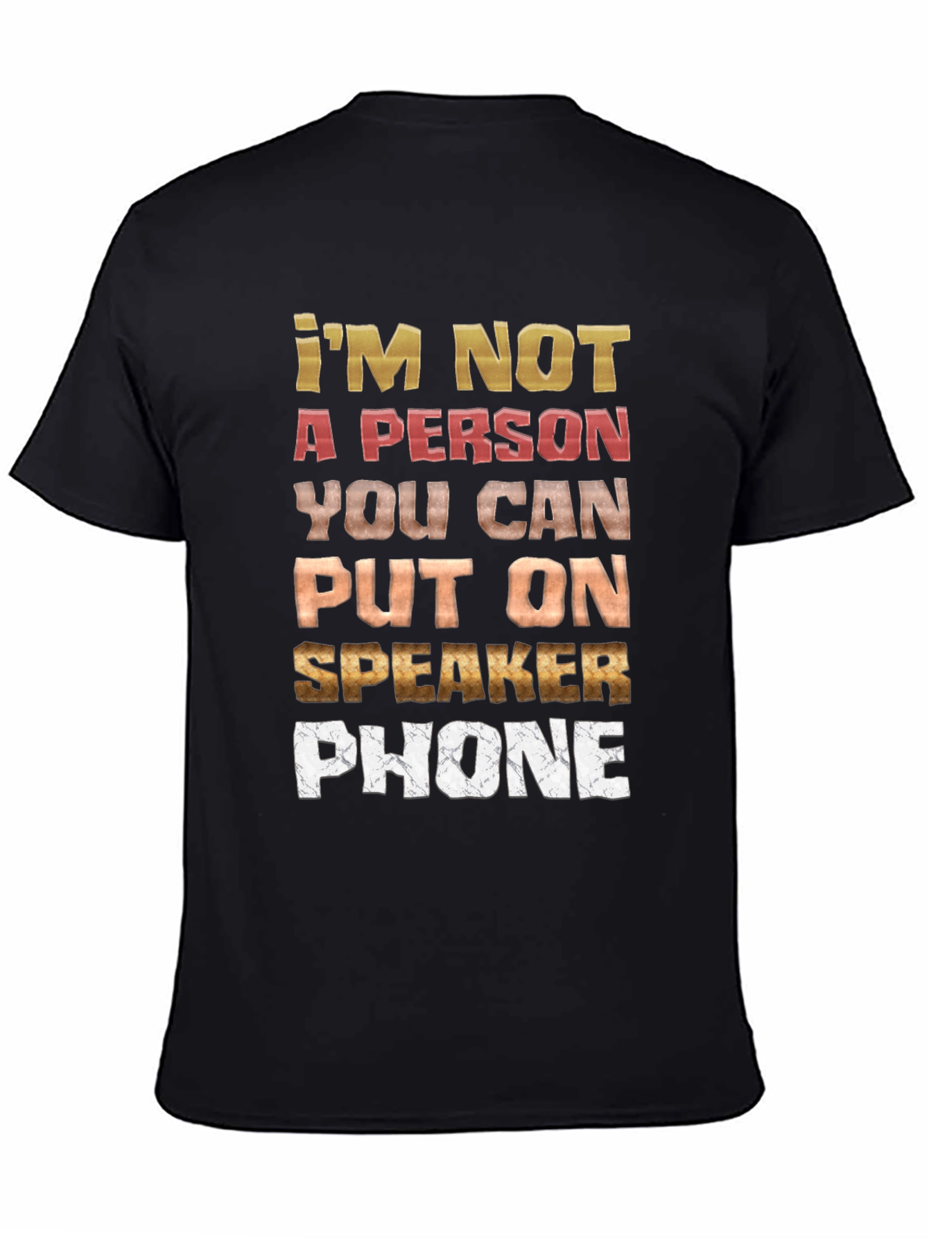 Speaker Phone T-Shirt Funny Graphic Tee