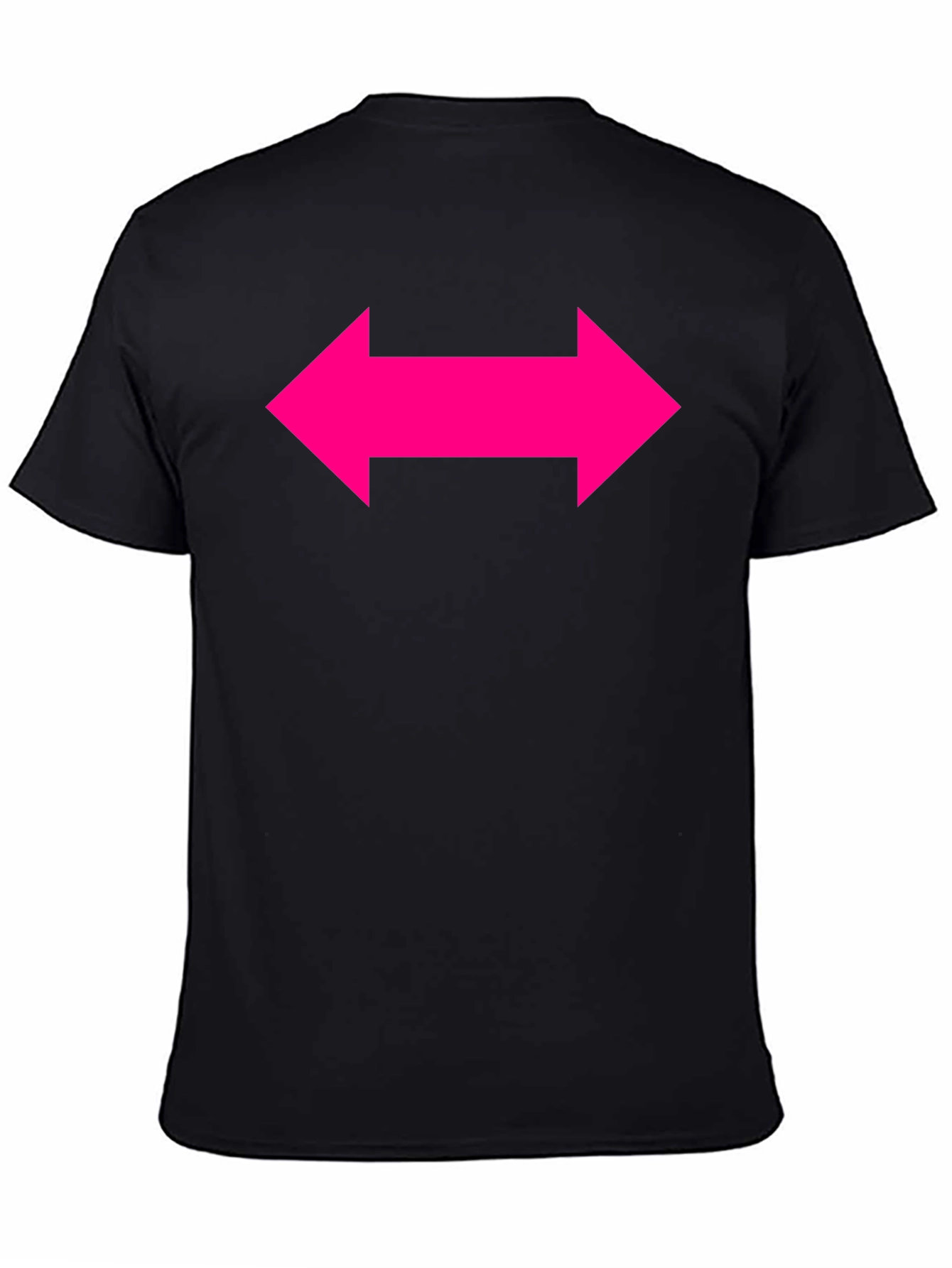Bold Arrow Graphic Tee - Black