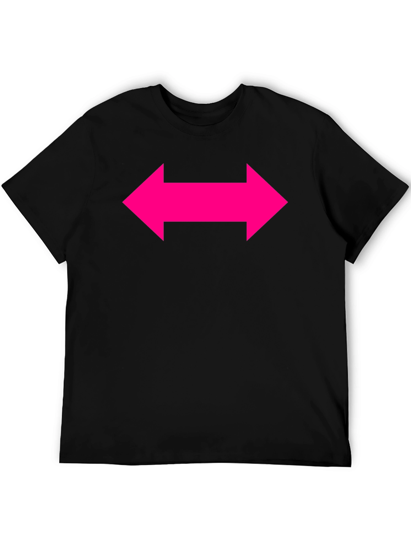 Bold Arrow Graphic Tee - Black