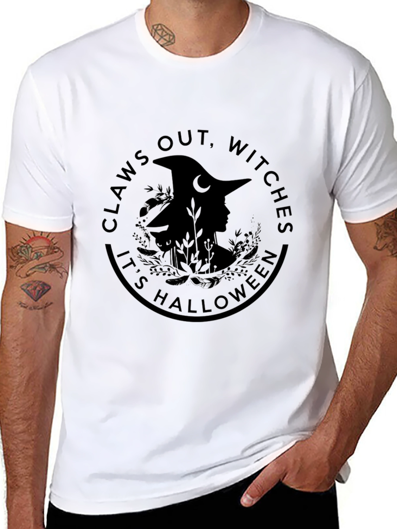 Claws Out Witches Halloween T-Shirt
