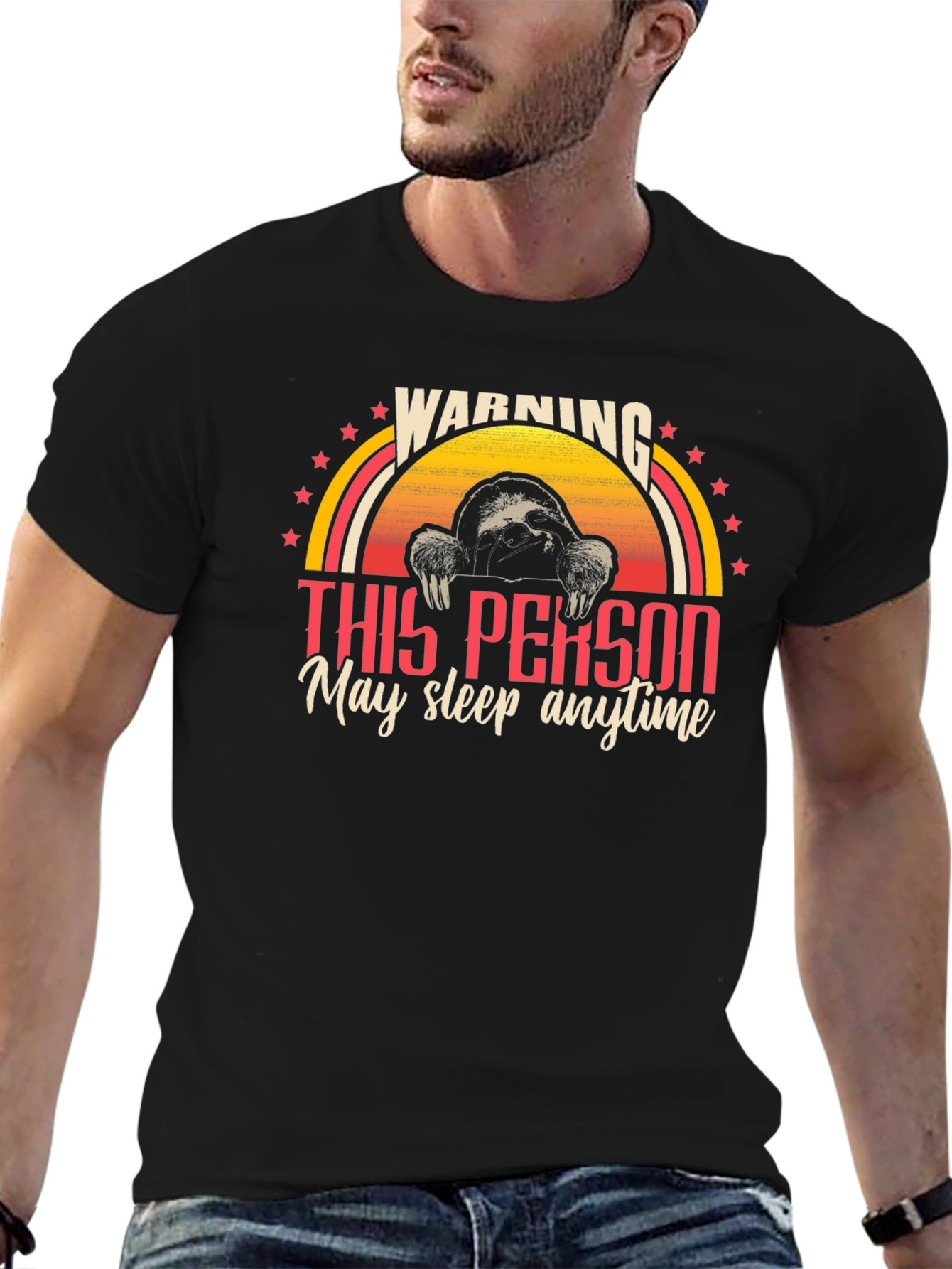 Warning Sloth T-Shirt - May Sleep Anytime!