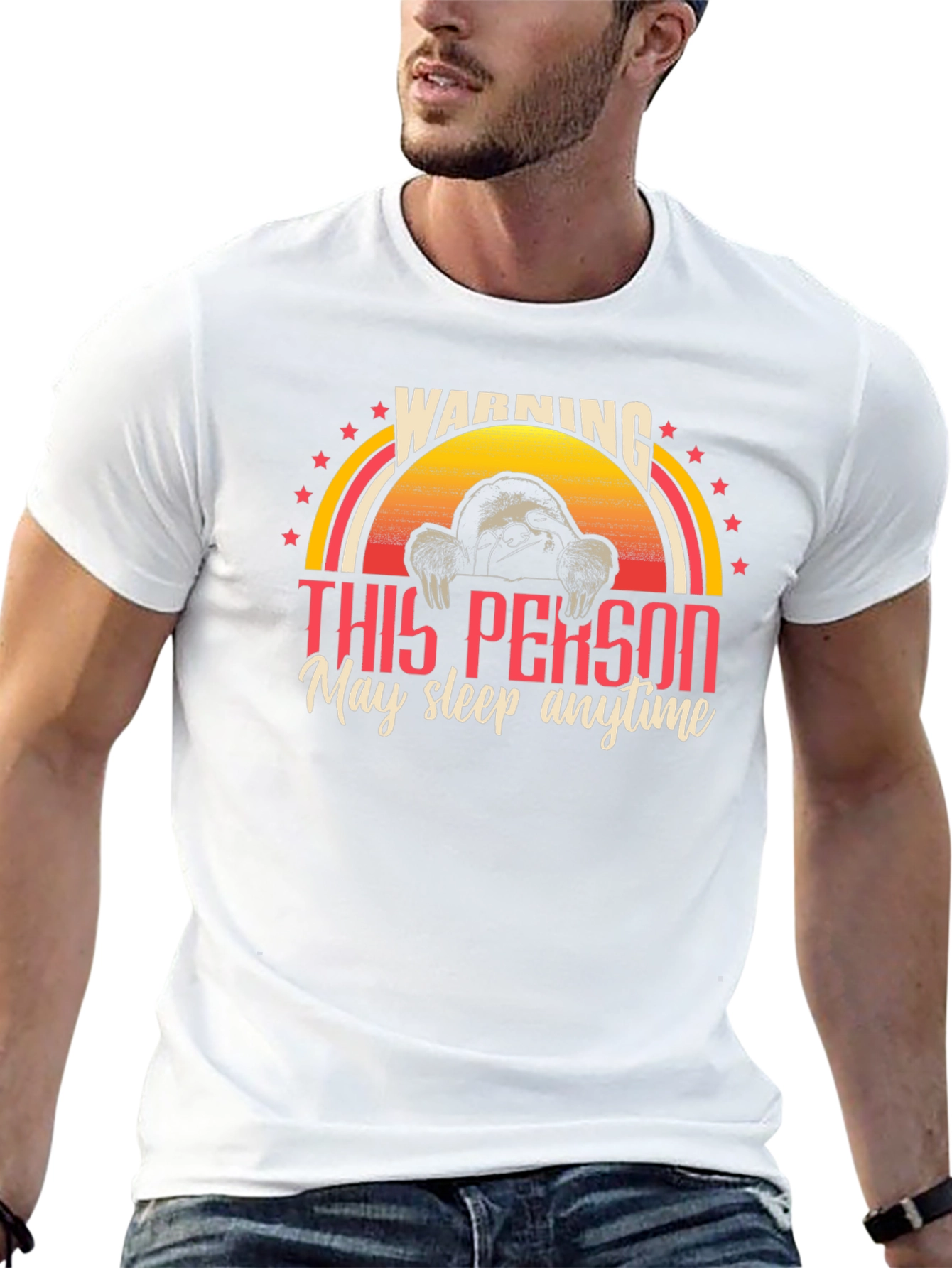 Warning Sloth T-Shirt - May Sleep Anytime!