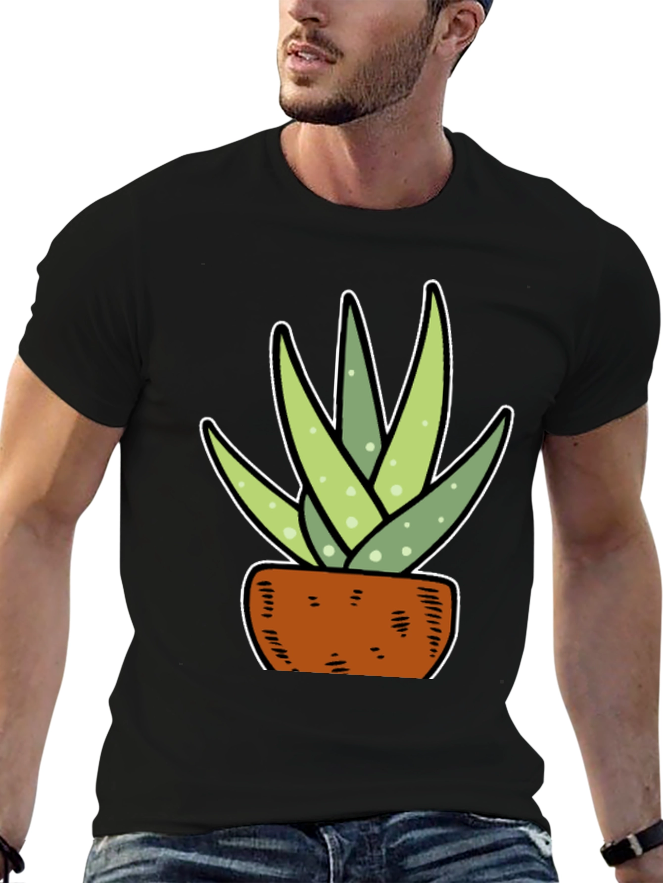 Aloe Vera Plant Graphic Tee