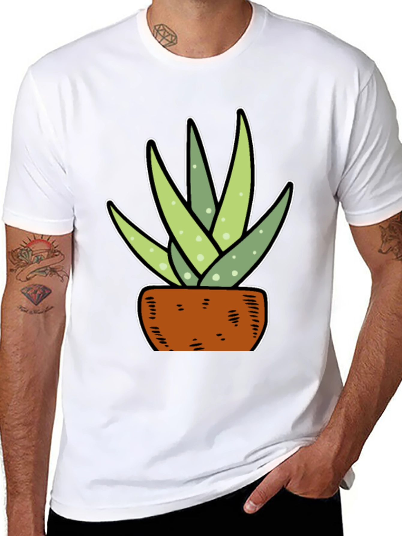 Aloe Vera Plant Graphic Tee