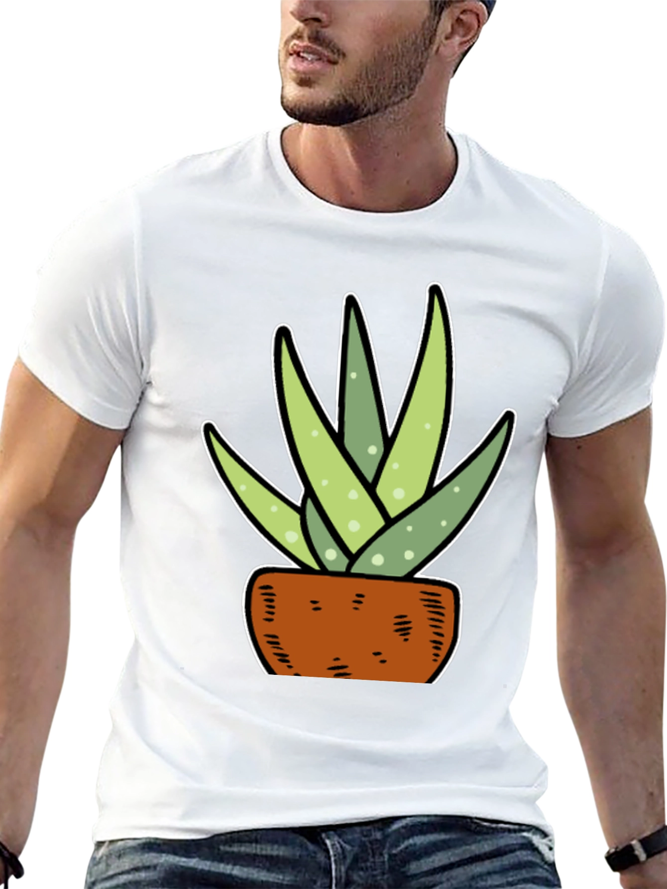Aloe Vera Plant Graphic Tee