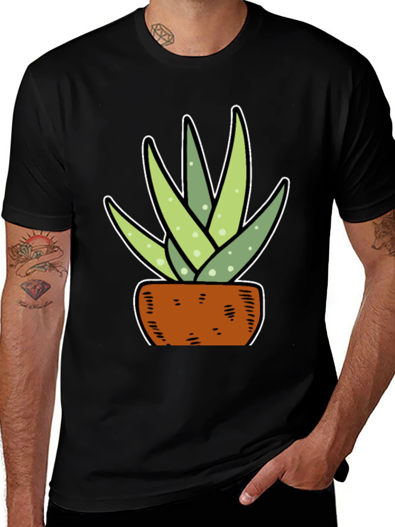 Aloe Vera Plant Graphic Tee
