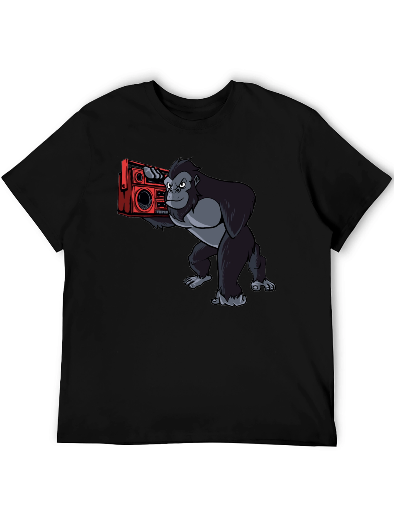 Cool Gorilla Boombox Graphic Tee