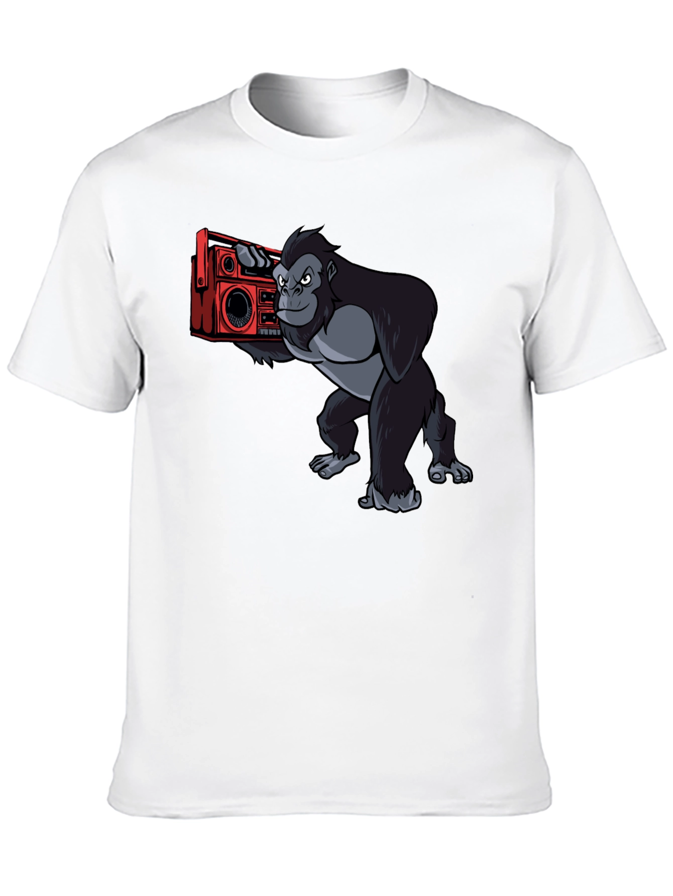 Cool Gorilla Boombox Graphic Tee