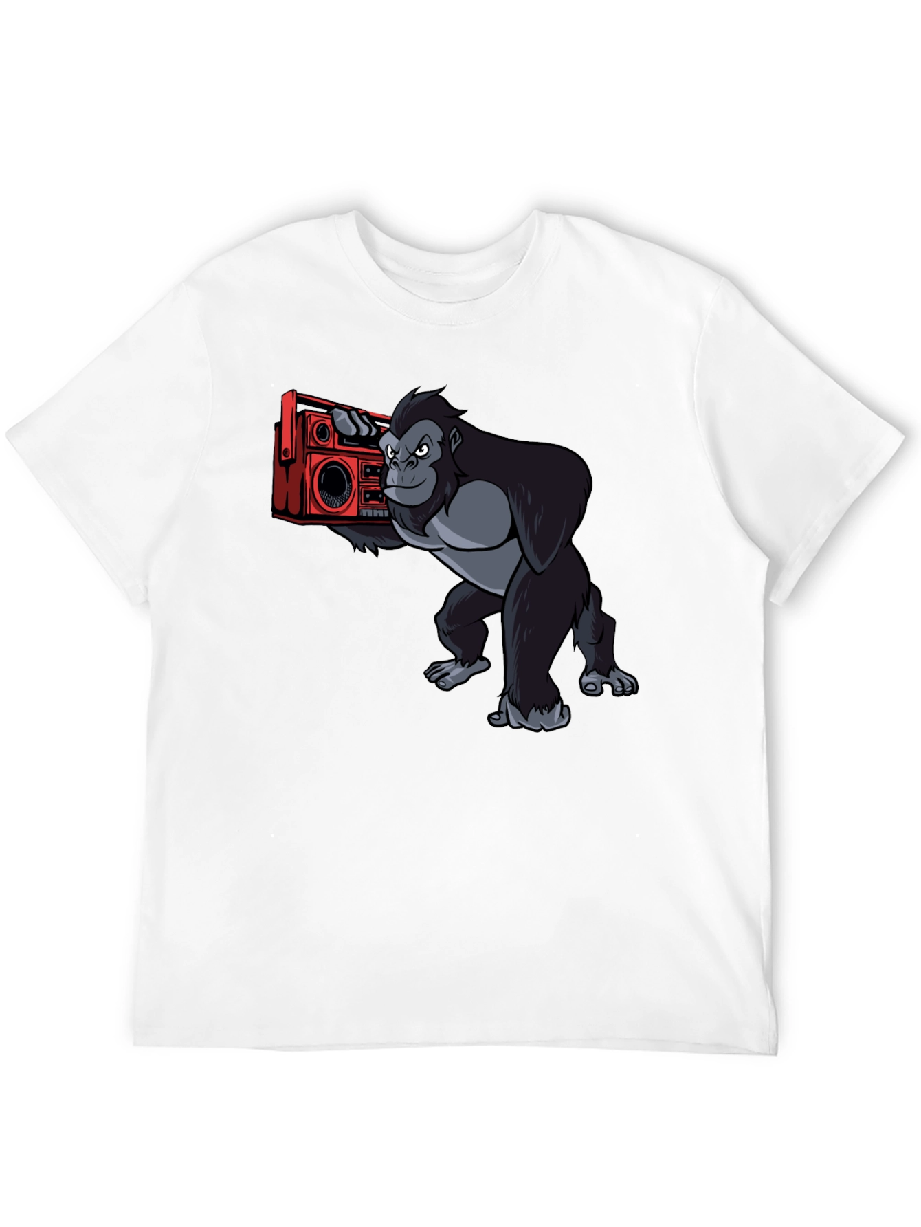 Cool Gorilla Boombox Graphic Tee