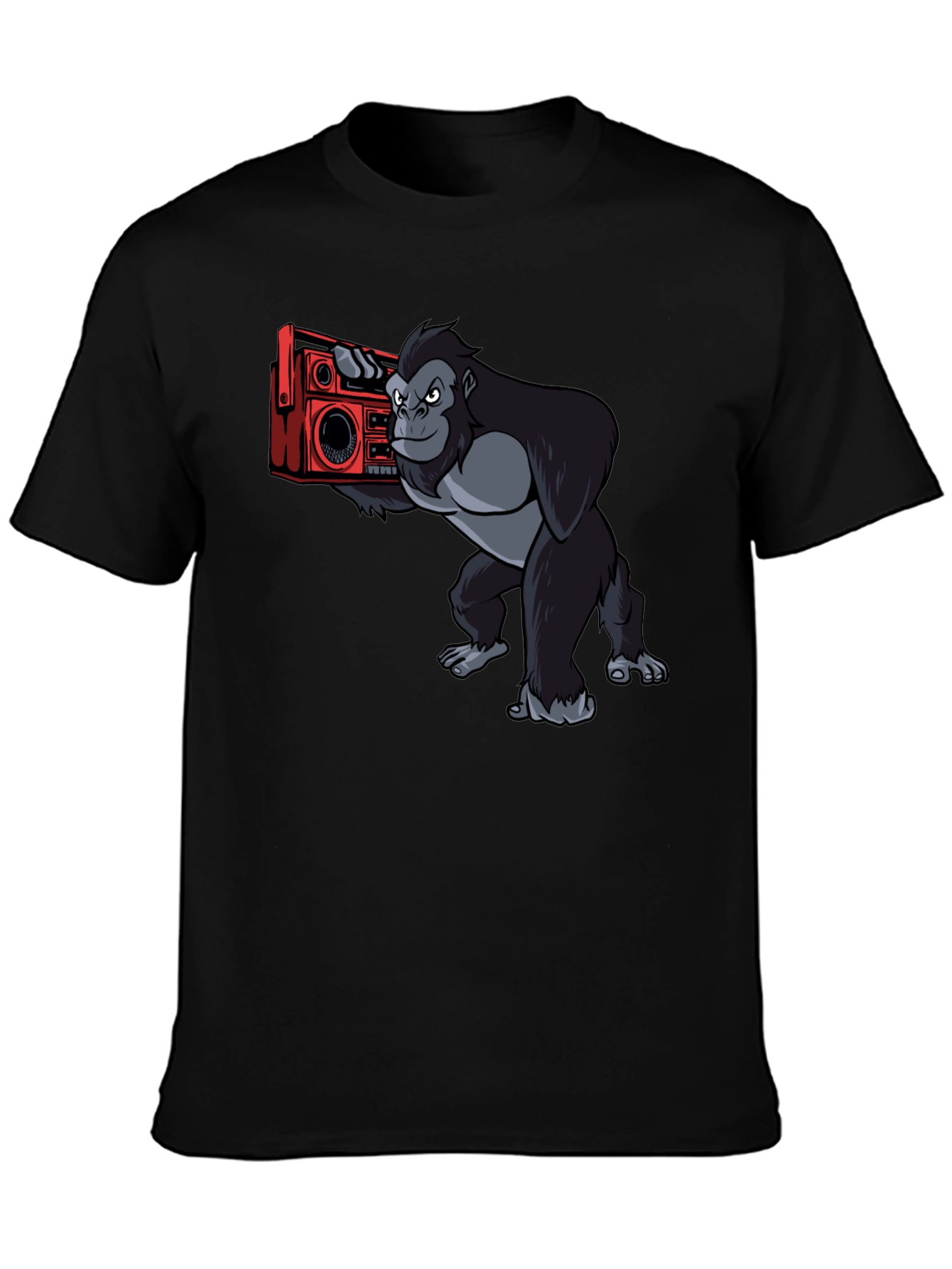 Cool Gorilla Boombox Graphic Tee