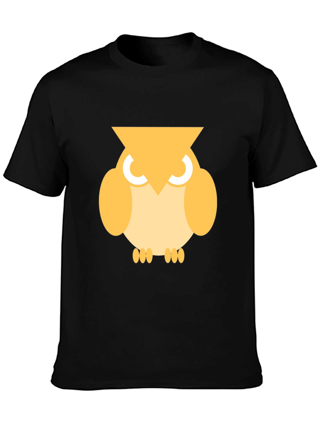 Cool Owl Graphic Tee - Mens Black T-Shirt