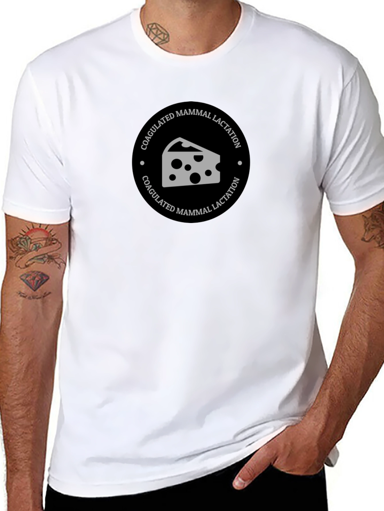 Coagulated Mammal Lactation Cheese Graphic Tee