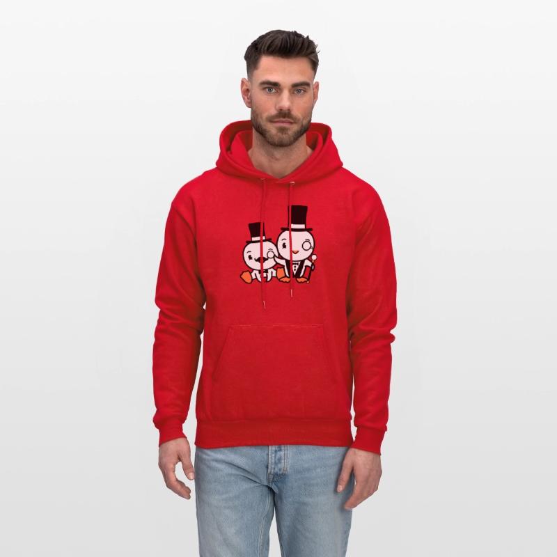 2 Birds Rich Wealthy Two Gentlemen Top Hat Sir Mr.