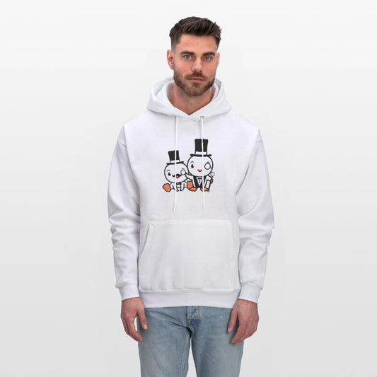 2 Birds Rich Wealthy Two Gentlemen Top Hat Sir Mr.