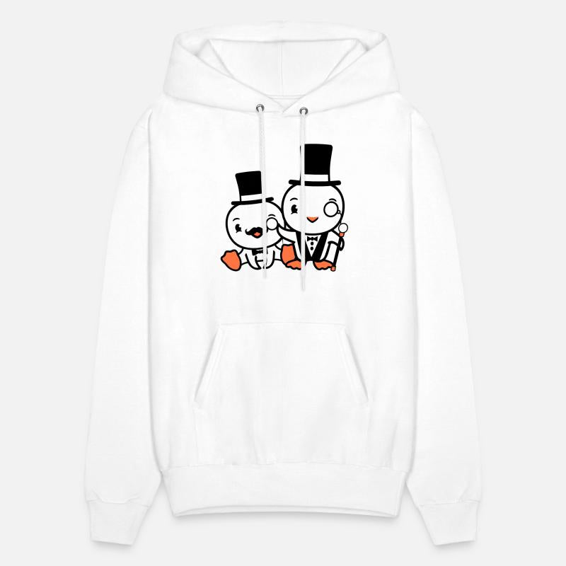 2 Birds Rich Wealthy Two Gentlemen Top Hat Sir Mr.