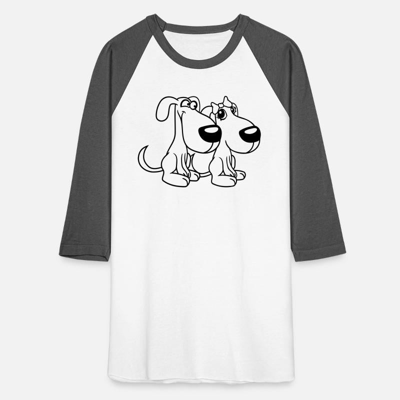 2 Dogs Team Two Friends Couple In Love Girl Boy