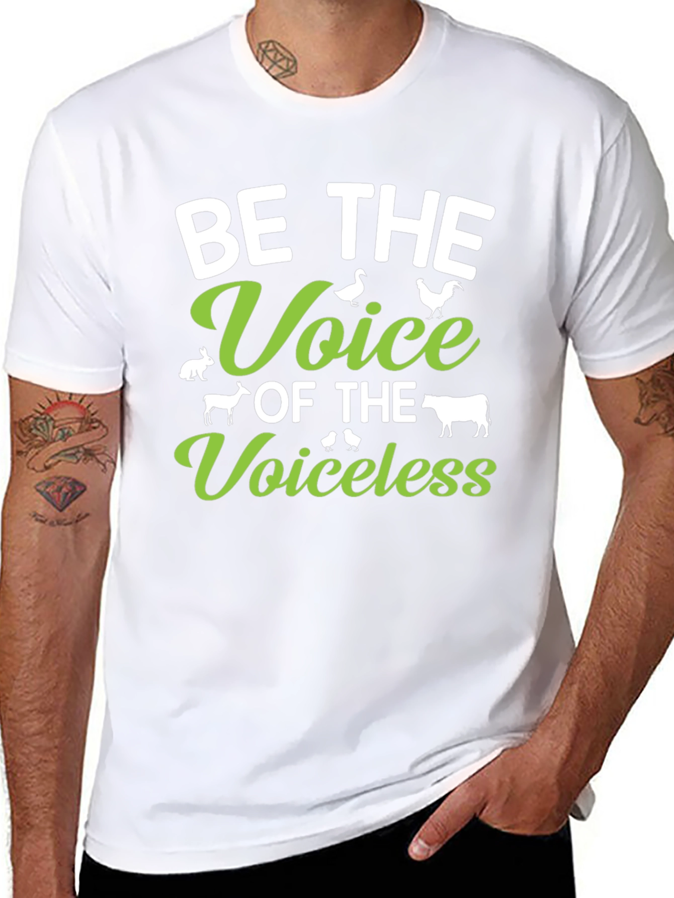 Be the Voice - Vegan Animal Lover T-Shirt