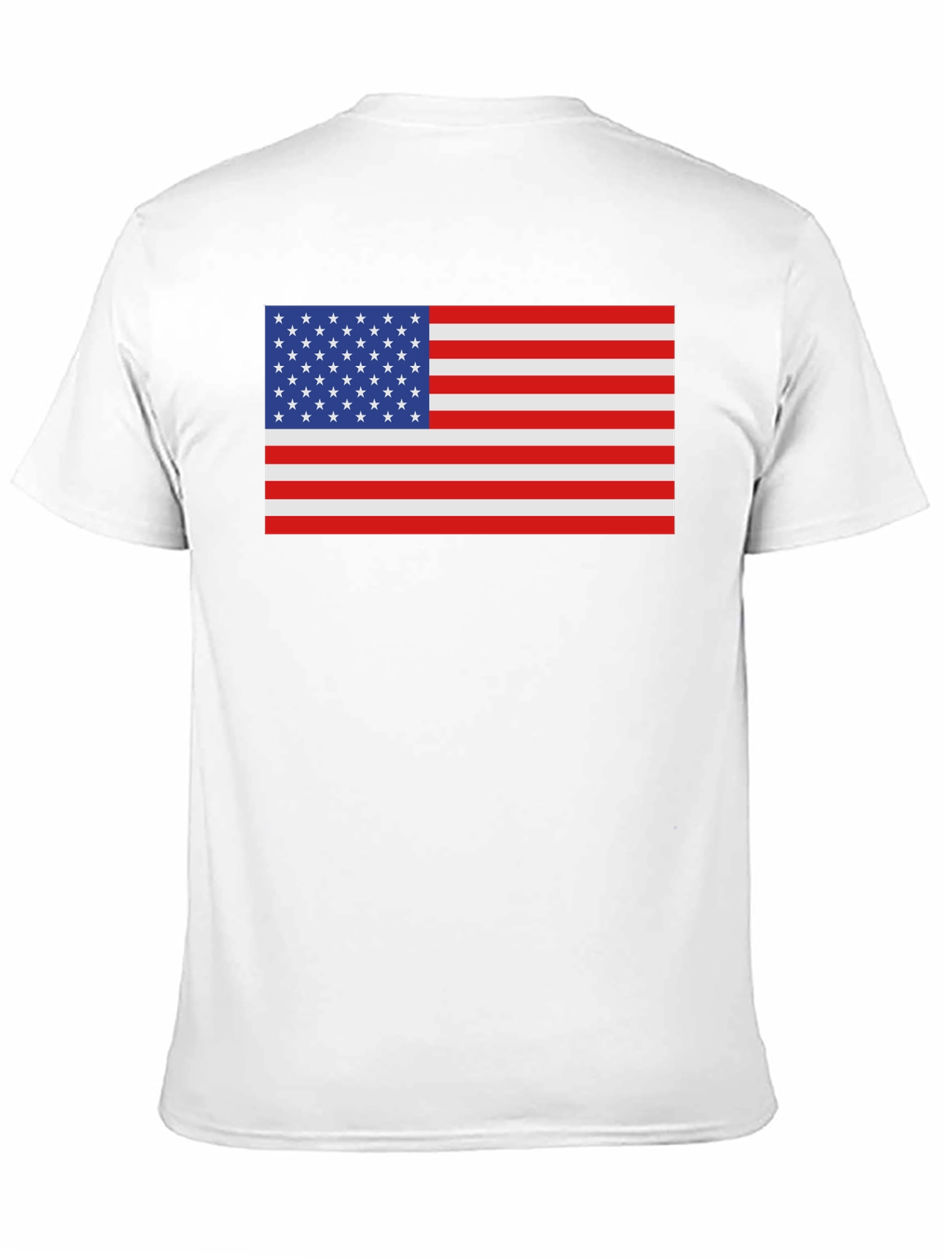 American Flag Graphic Black T-Shirt