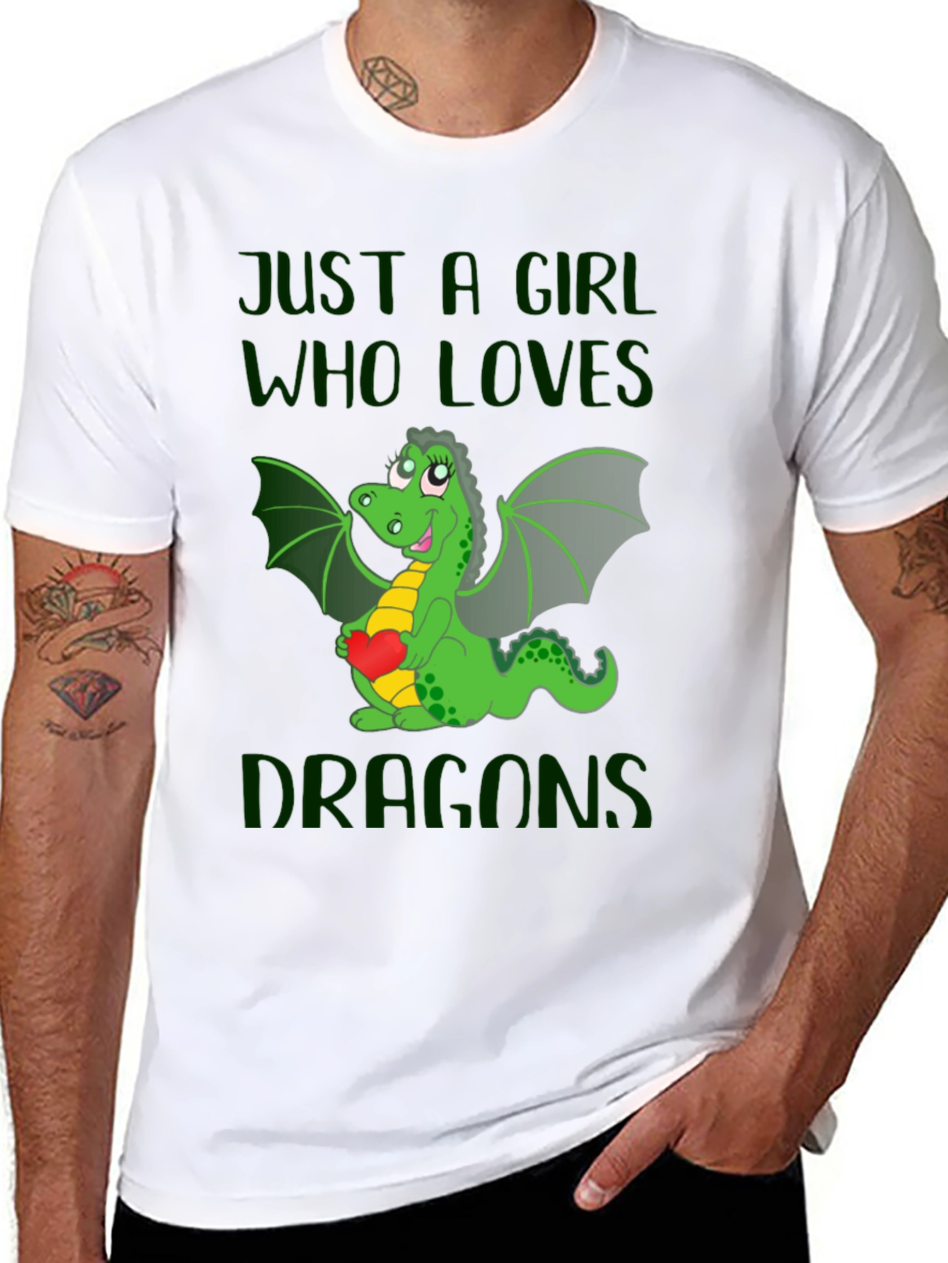 Just A Girl Who Loves Dragons T-Shirt